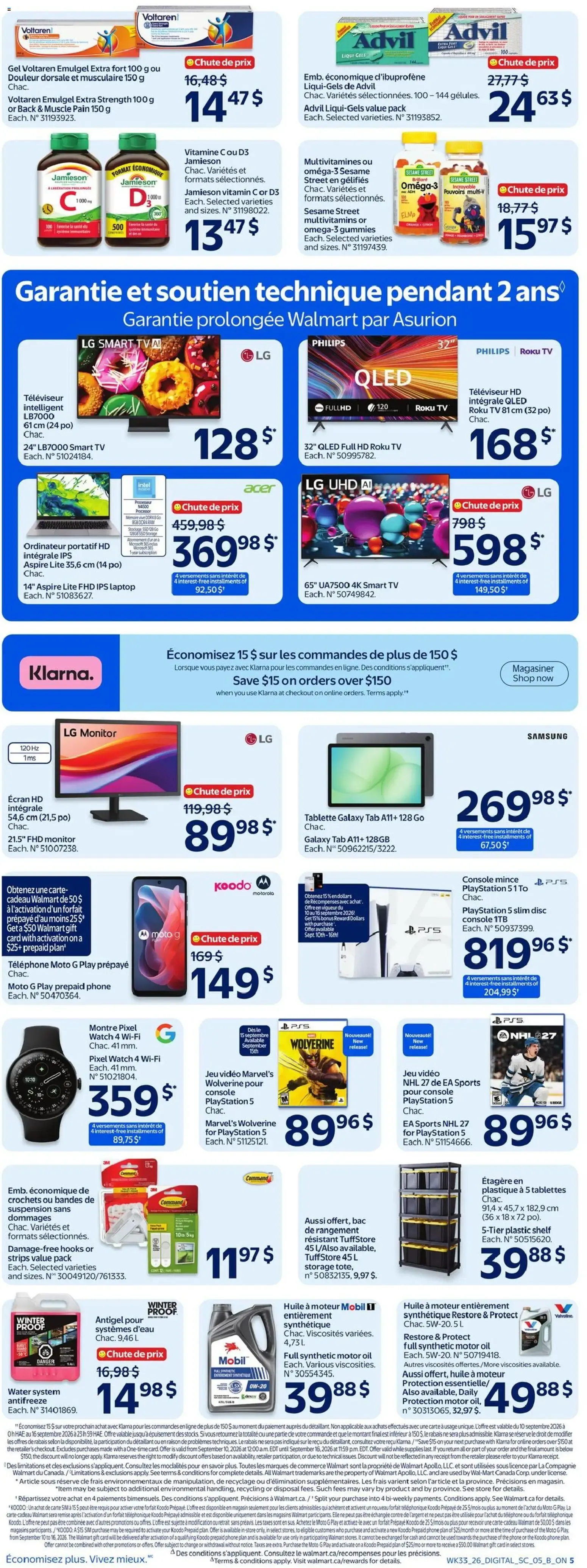 Walmart circulaire from Sep 10, 2026 > weekly specials & deals from September 10 to September 16 2026 - flyer page 11
