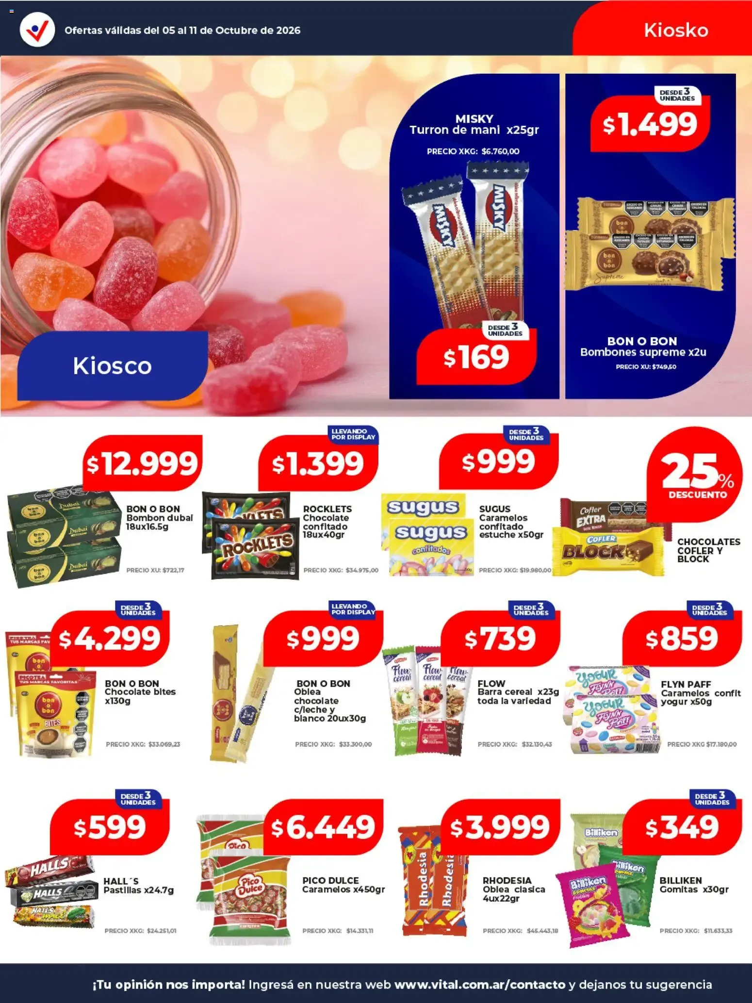 Ofertas de Vital - Ofertas || del 05/10/2026 - 11/10/2026 || Catálogo 5 de octubre al 11 de octubre 2026 - Página 22 del catálogo