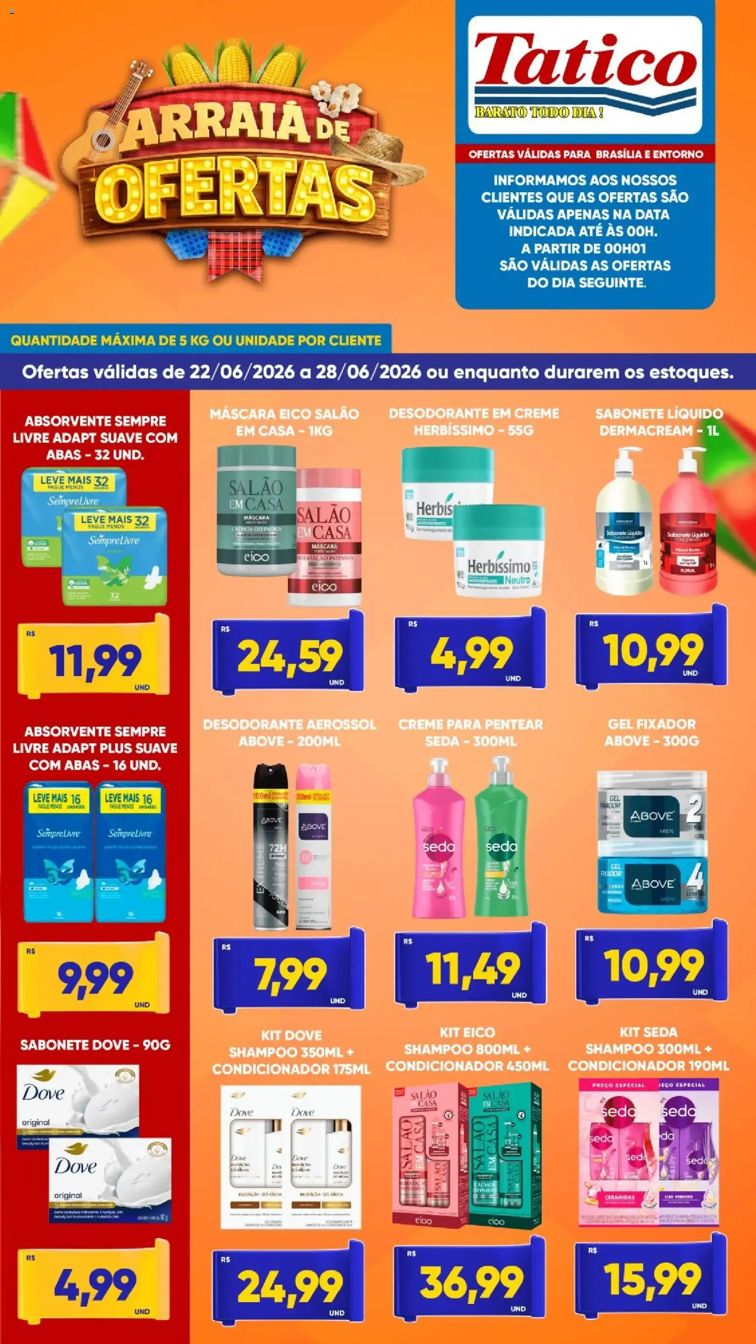 Encarte de Tatico - Arraia de Ofertas 22 de junho até 28 de junho 2026 - Pagina 8
