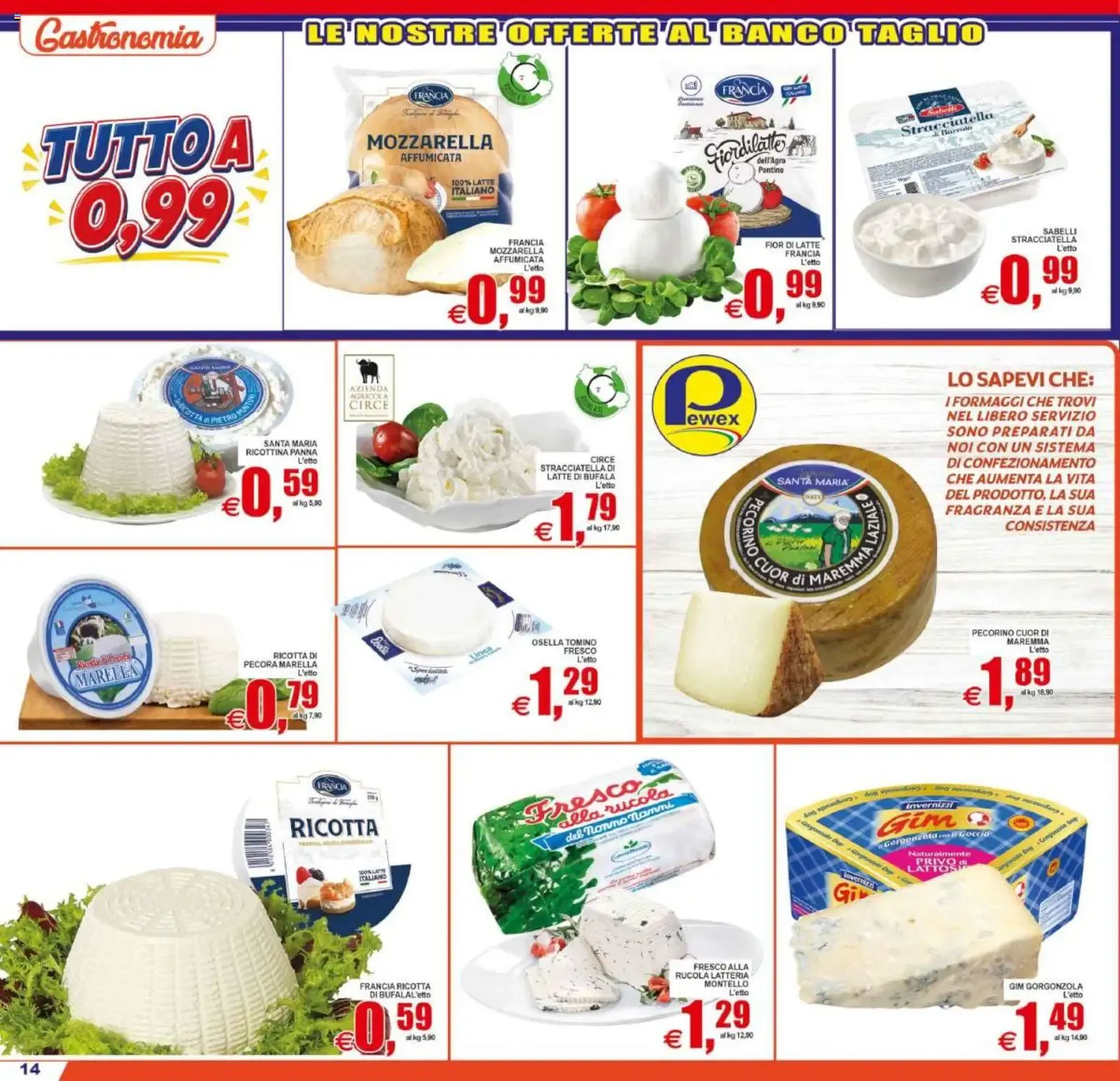 Volantino Pewex - Tutto a 0,99€ da 31 luglio a 11 agosto di 2026 - Pagina del volantino 14