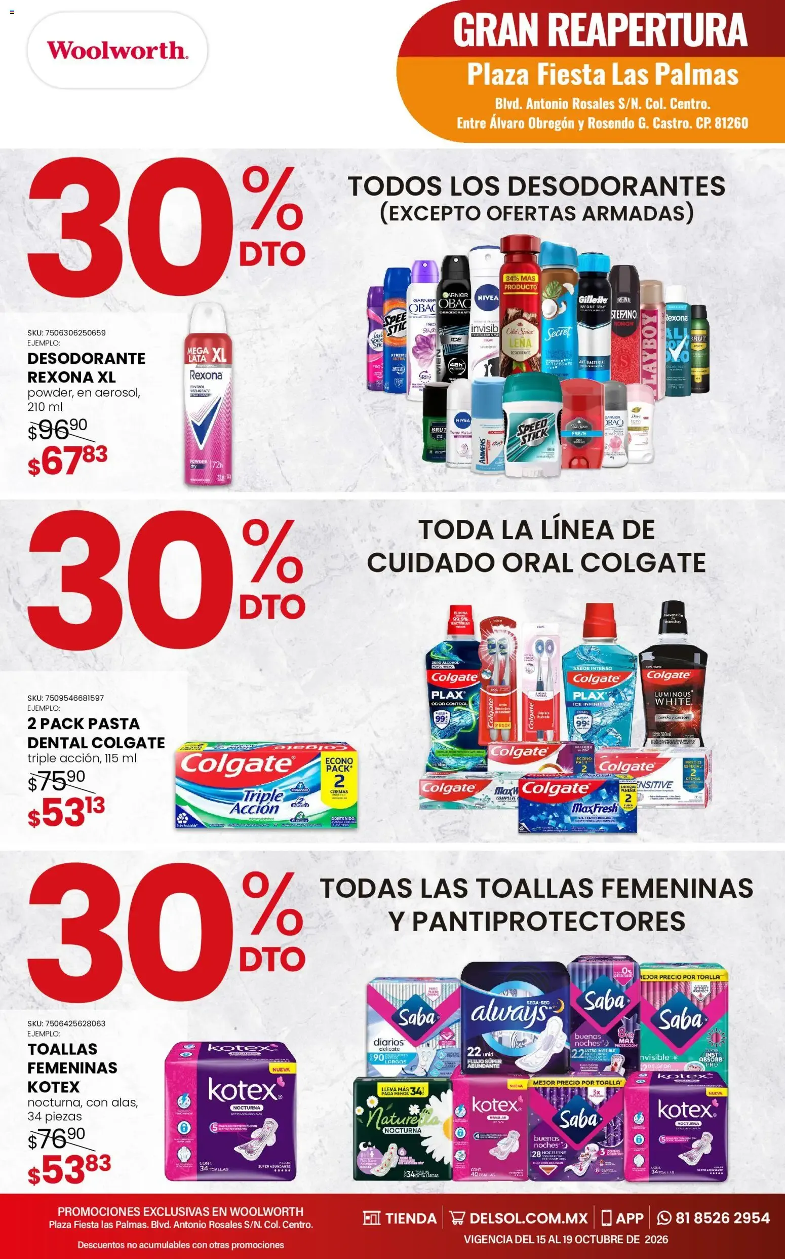 Catálogo de Gran Reapertura Woolworth Plaza Fiesta Las Palmas: 5 Días de Grandes Promociones 15 de octubre al 19 de octubre 2026 - Pagina 8