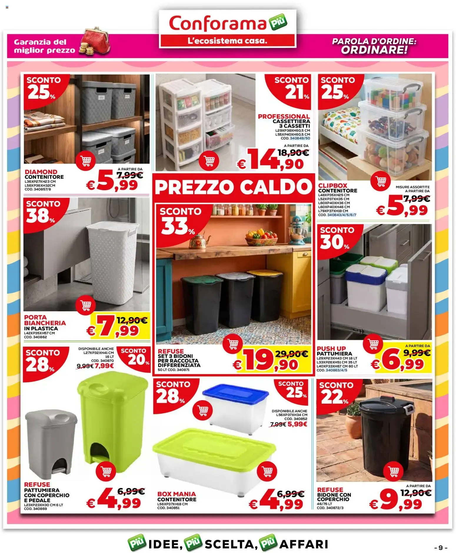 Conforama: Sconti Caldi per l'Estate da 2 luglio a 26 luglio di 2026 - Pagina del volantino 9