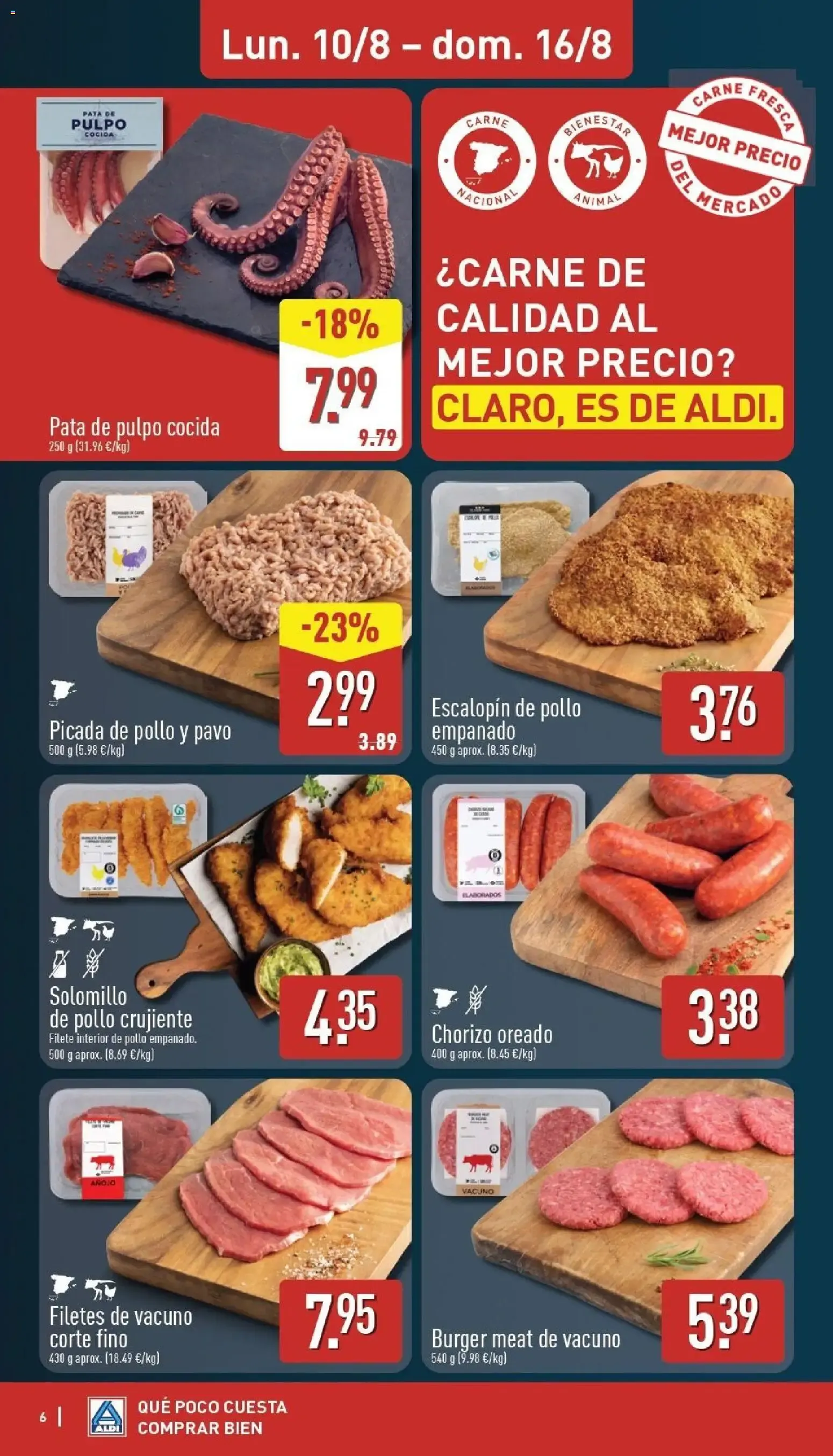 Catálogo de Aldi: Frescura a precios para tirarse a la piscina. 10 de agosto al 16 de agosto 2026 - Página 6