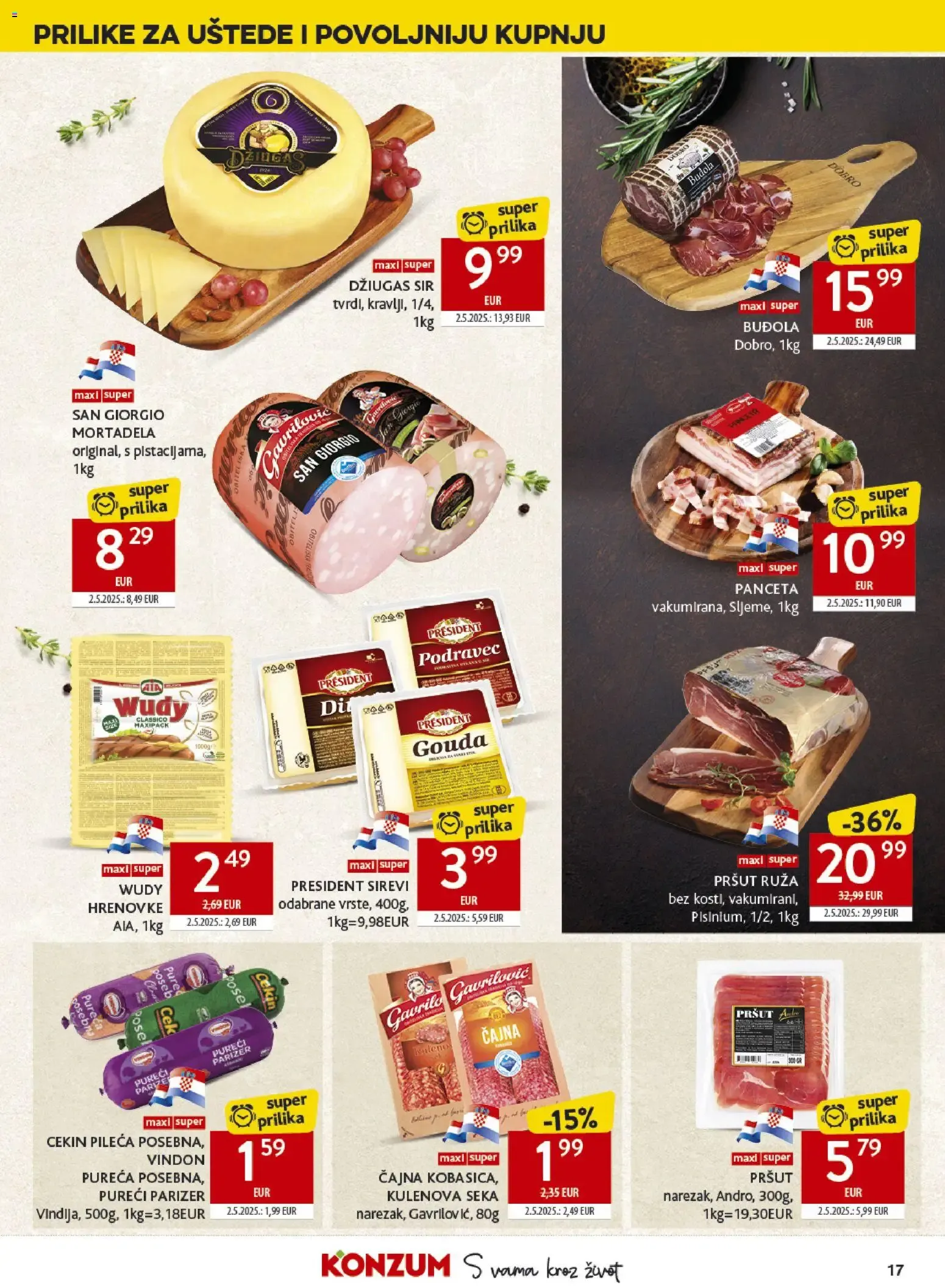 Katalog Konzum Katalog od 29. srpnja do 3. kolovoza 2026. - Pregled Stranica 17
