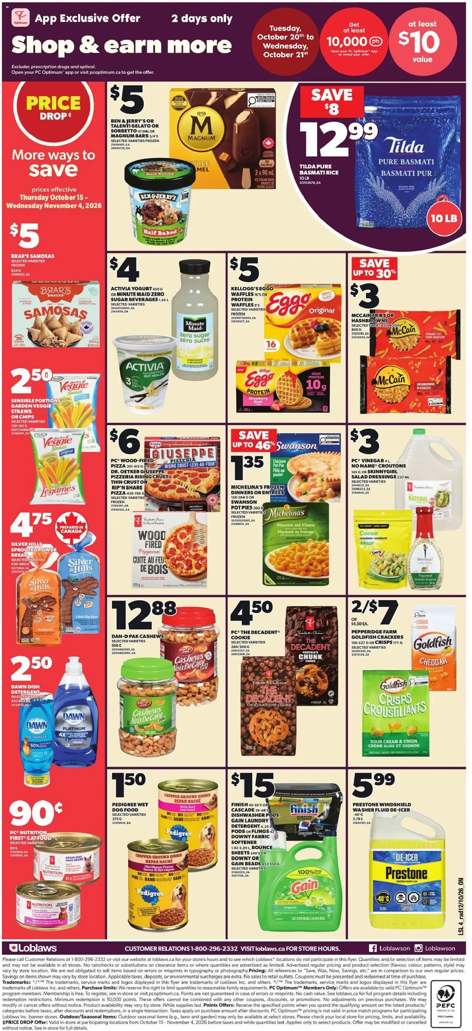 Loblaws weekly flyer / circulaire from Oct 15, 2026 > weekly specials & deals from October 15 to October 21 2026 - flyer page 2