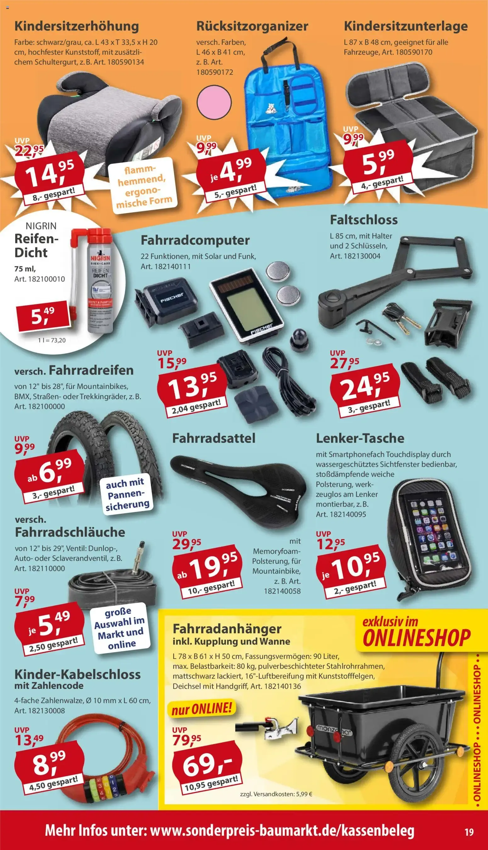 Sonderpreis Baumarkt Prospekt (ab 13.06.2026) zum Blättern von 13. Juni bis 19. Juni 2026 - Prospekt seite 19