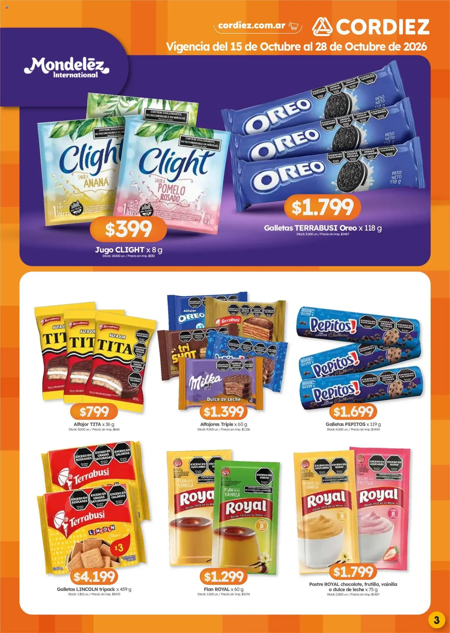 Ofertas de Cordiez - Marcas destacadas || del 15/10/2026 - 28/10/2026 || Catálogo 15 de octubre al 28 de octubre 2026 - Página 3 del catálogo