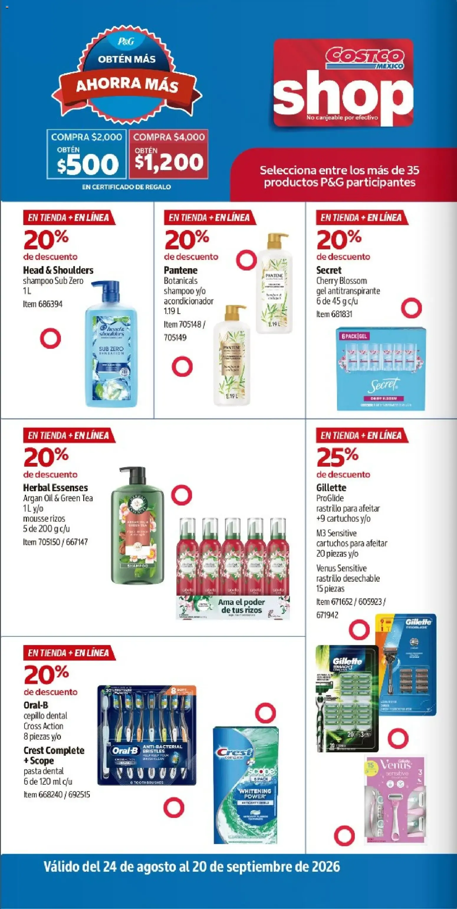Catálogo de Catálogo COSTCO de 24/08/2026 - ofertas y promociones 24 de agosto al 20 de septiembre 2026 - Pagina 4