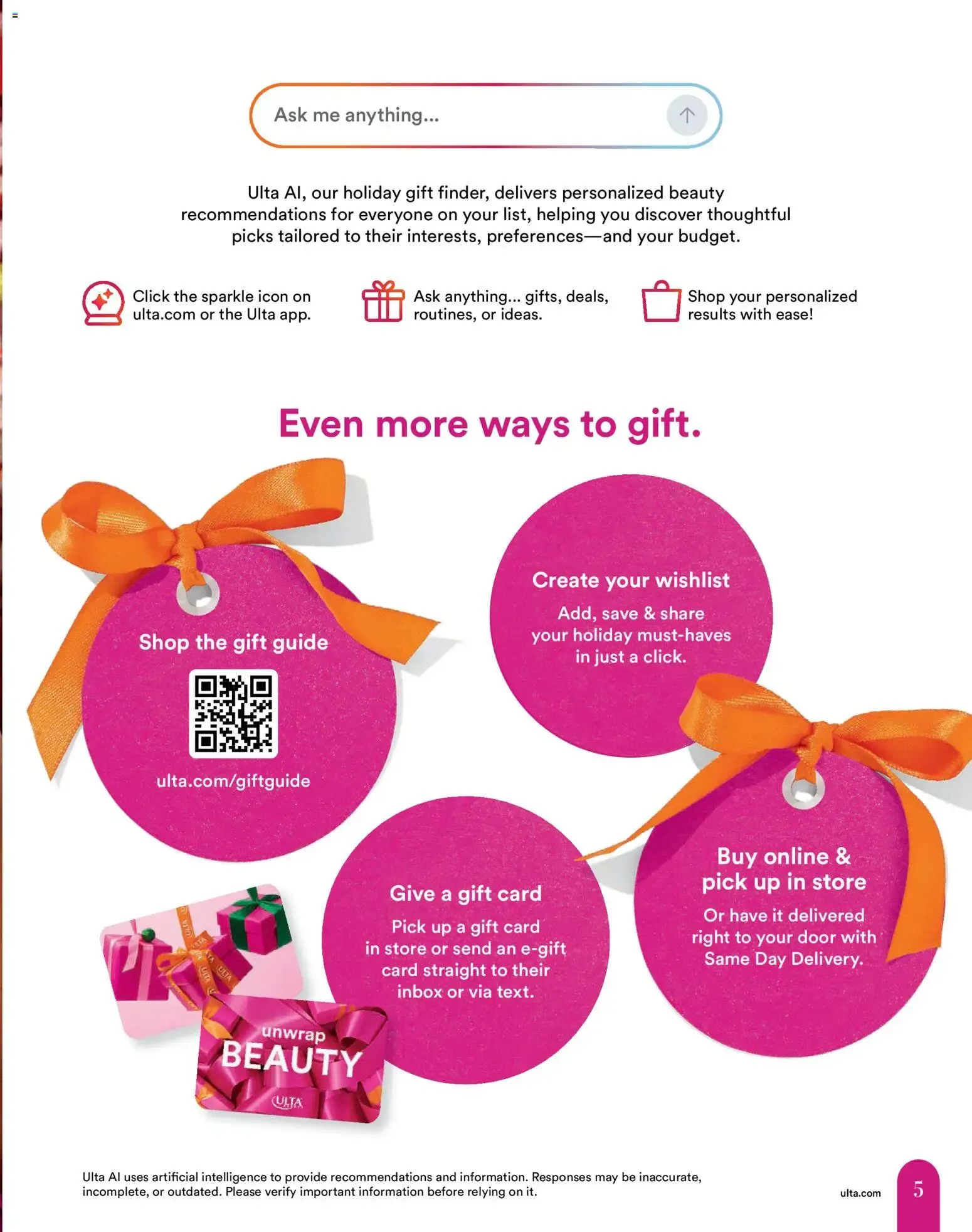 Weekly ad Ulta Beauty Holiday 2026 Gift Guide from October 11 to November 21 2026 - Page 5