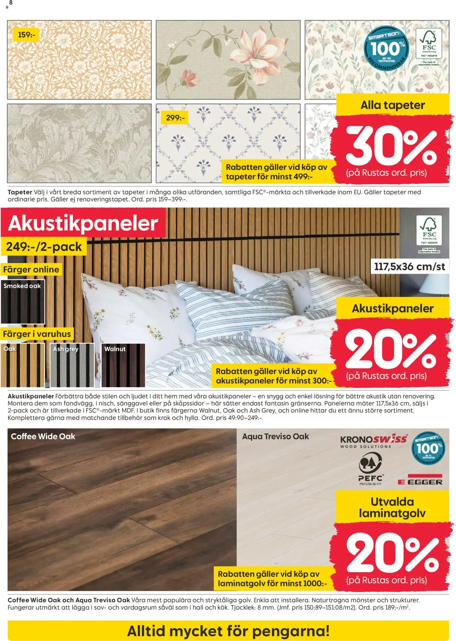 Rusta erbjudanden från 03/08/2026 - 09/08/2026 > Reklamblad nuvarande rabatter från 3 augusti till 9 augusti 2026 - Reklamblad sidor 8