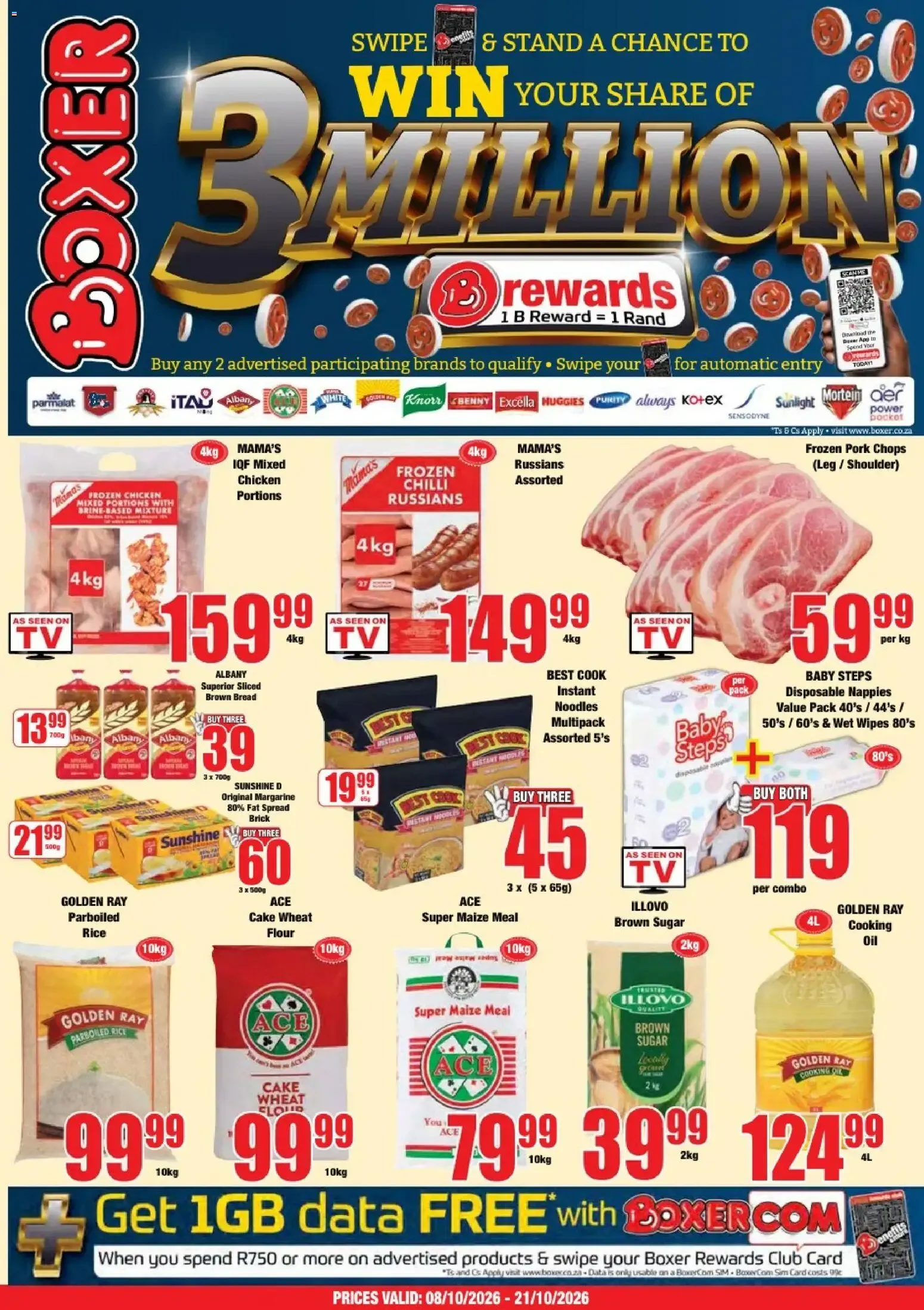 Boxer Specials (08/10/2026 - 21/10/2026) Online from 8 October to 21 October 2026 - Catalogue Page 1