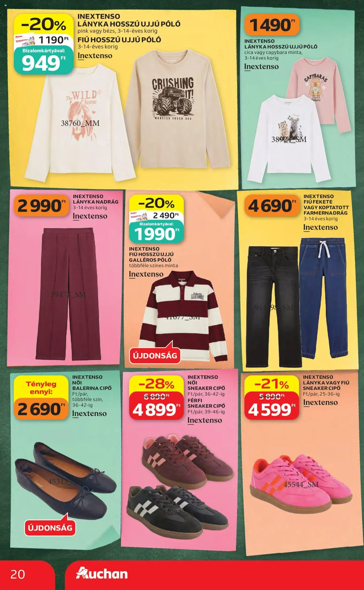 Katalógus Auchan Iskolakezdés ajánlatok - 2026.08.06. -tól/töl > akció, lapozható szórólap 🛍️ augusztus 6.-tól augusztus 19.-ig 2026. - Oldal 20