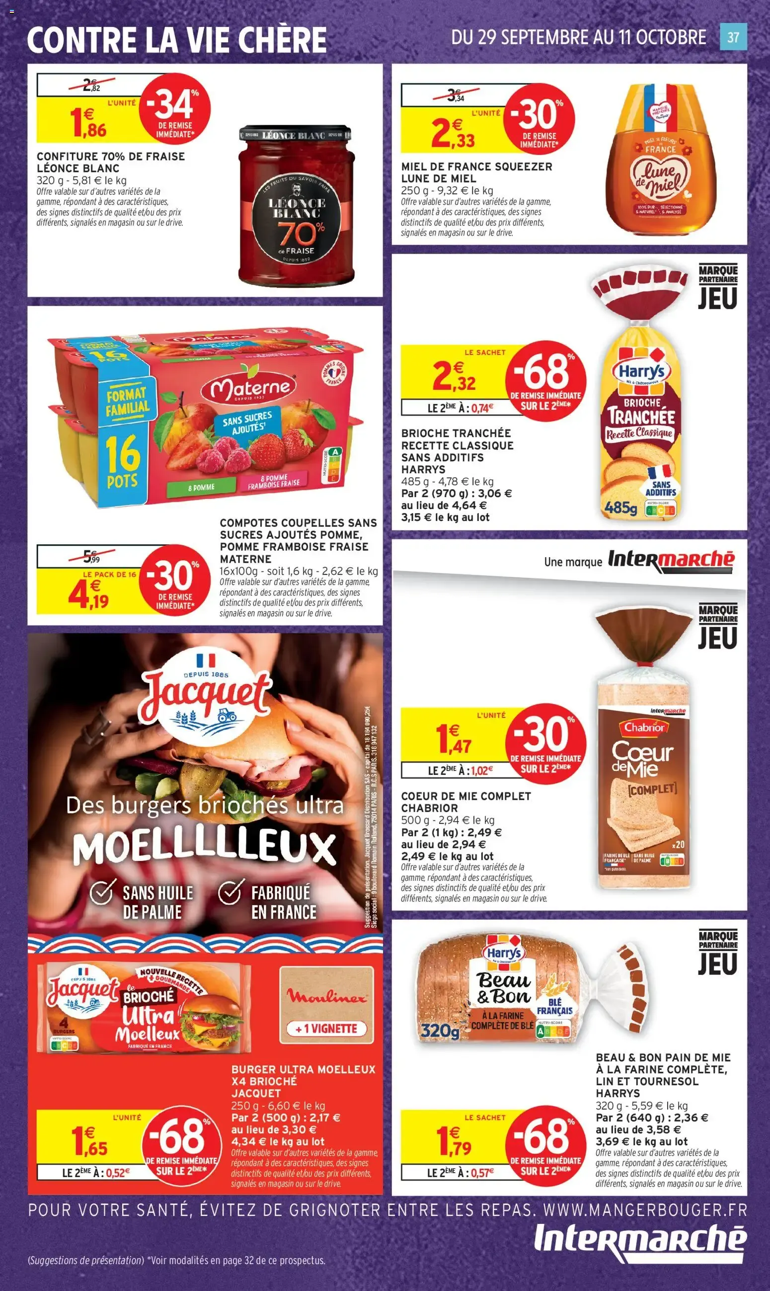 Intermarché - Anniversaire: 100% remboursés en bons d'achat du 29 septembre au 11 octobre 2026 - Catalogue page 29