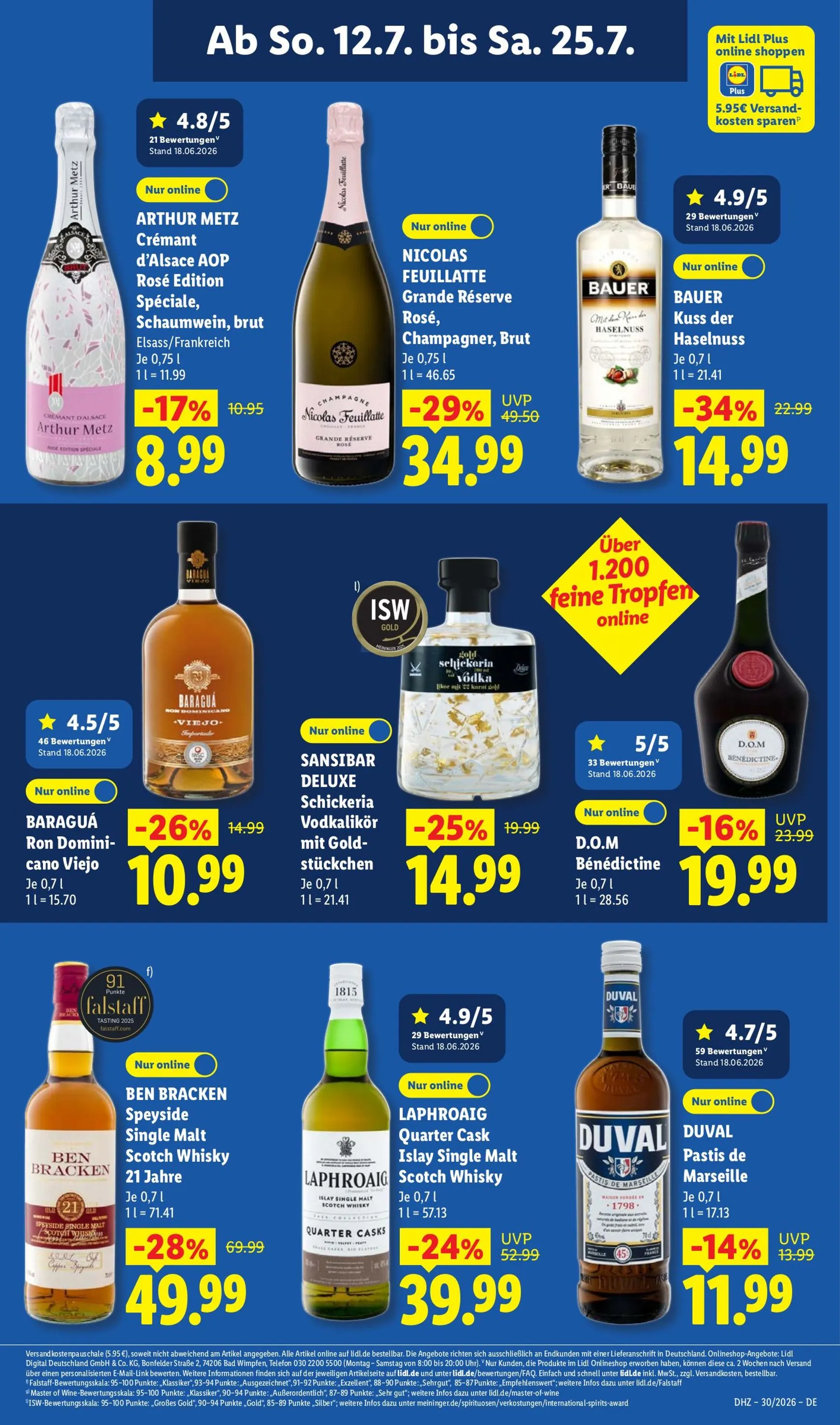 Lidl: Sparen beim Preisführer von 20. Juli bis 25. Juli 2026 - Prospekt seite 28