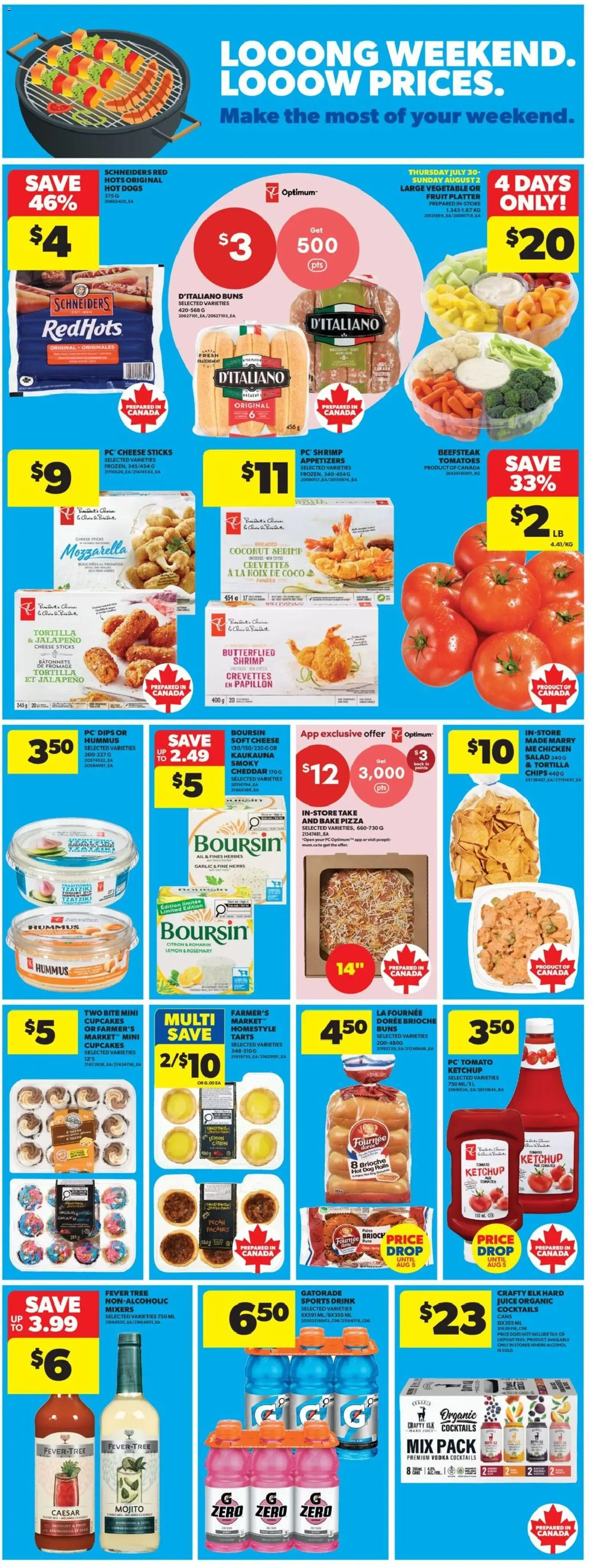 LOOONG WEEKEND. LOOOW PRICES. from July 30 to August 5 2026 - flyer page 7