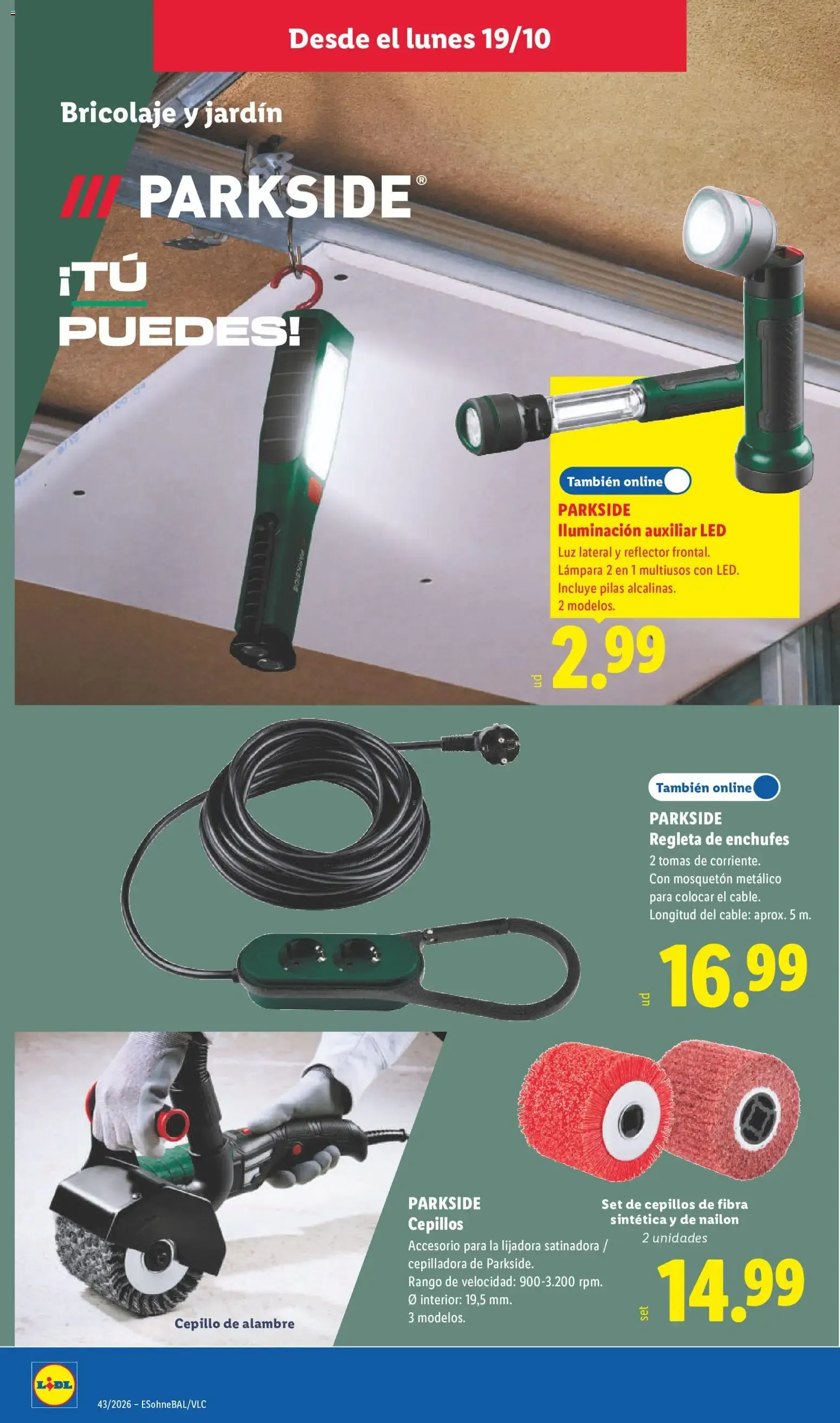 Catálogo de Lidl folleto de bazar del 19/10/2026 | Ofertas 19 de octubre al 25 de octubre 2026 - Página 10