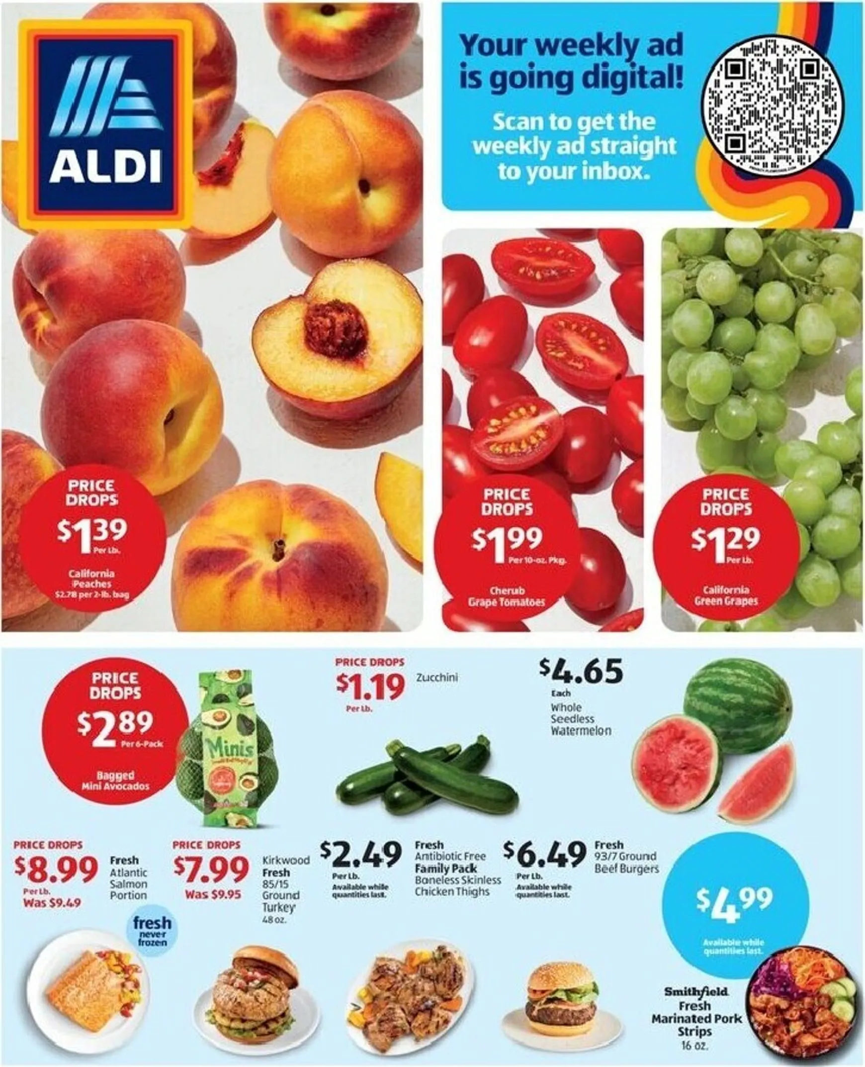 Current ALDI leaflet valid from Wednesday 07/29/2026 to Tuesday 08/04/2026