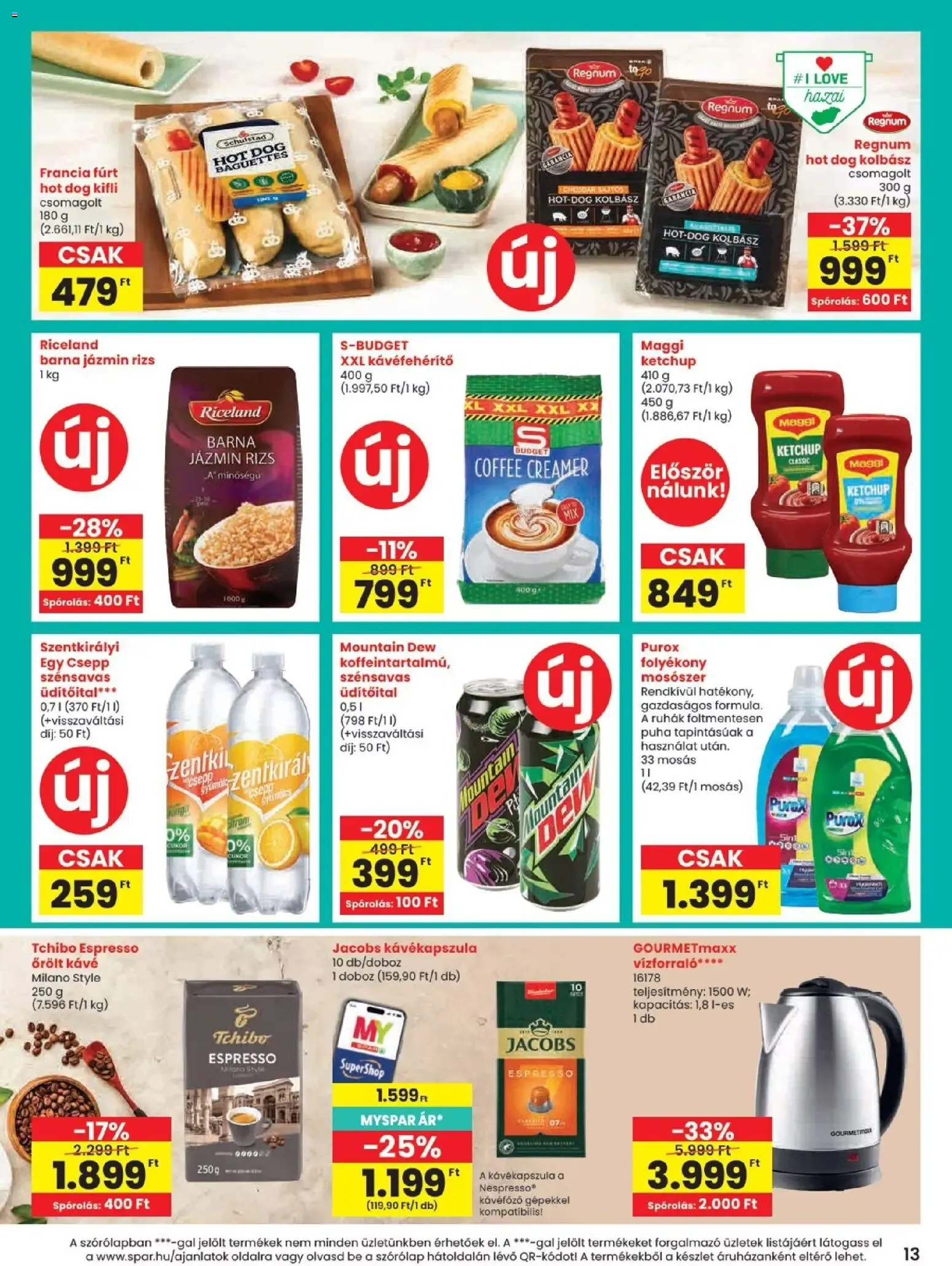 Katalógus Spar akciós újság - 2026.07.16.-tól július 16.-tól július 22.-ig 2026. - Oldal 13
