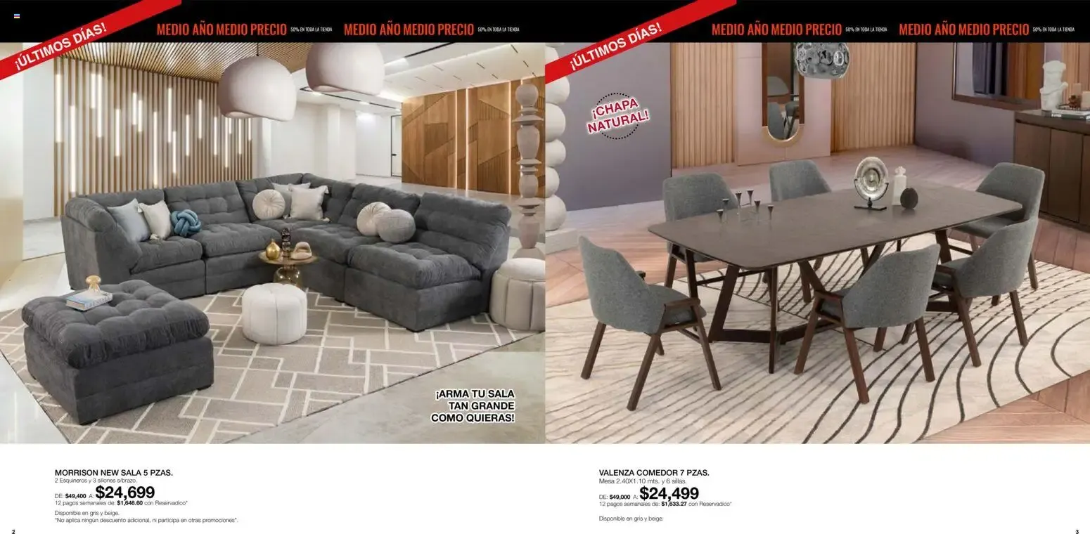 Catálogo de Muebles Dico: Medio Año, Medio Precio 1 de septiembre al 30 de septiembre 2026 - Pagina 2