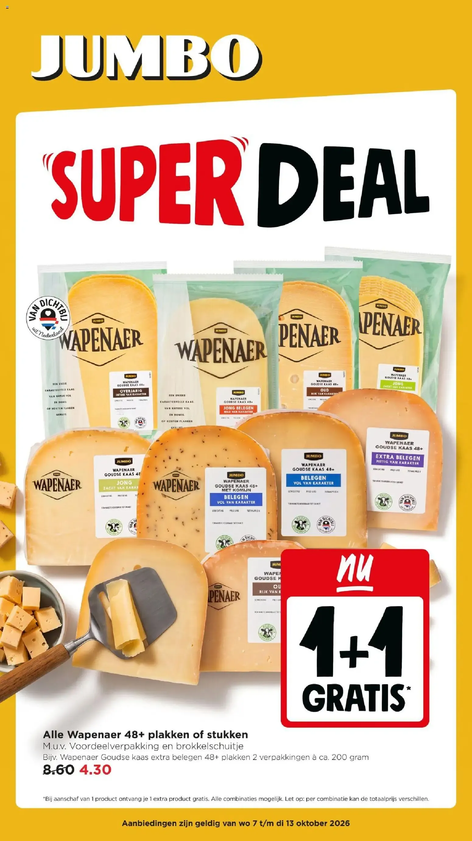 Jumbo Super Deal van 7 oktober tot 13 oktober 2026 - Folder pagina 1