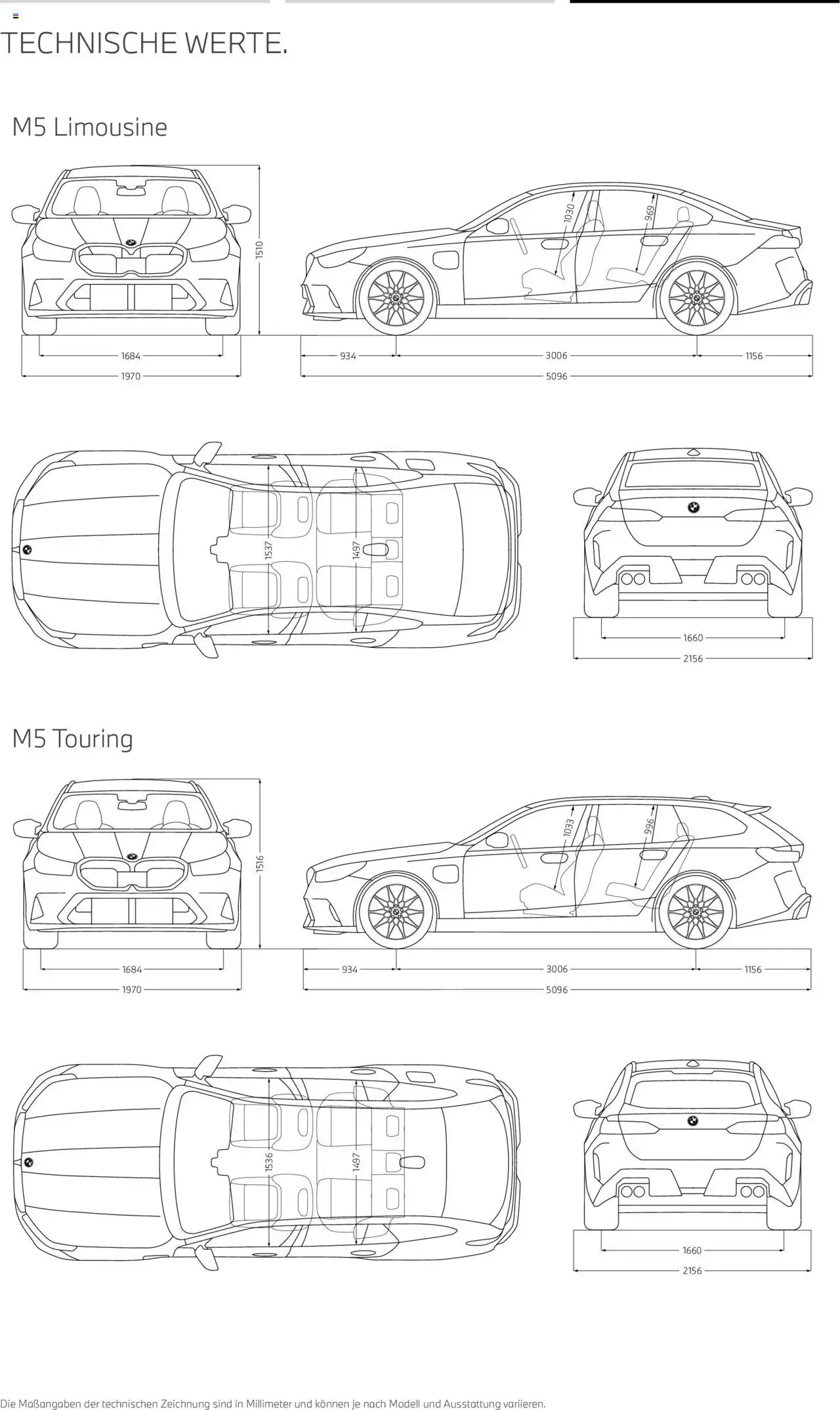 BMW M5 Limousine / Touring vom 01.07.2025 – Angebote online von 1. Juli bis 31. Dezember 2026 - Prospekt seite 14