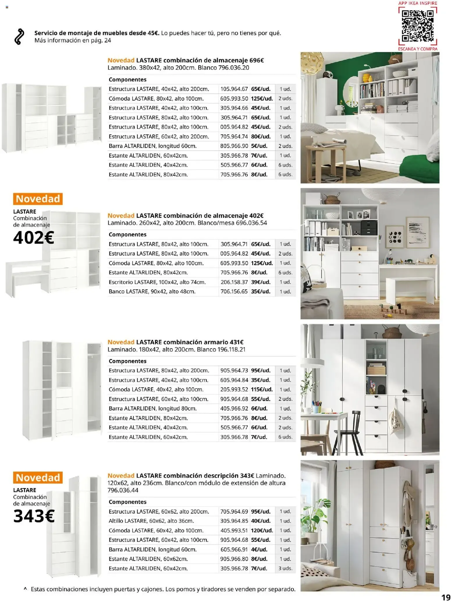 Catálogo de LASTARE Sistema modular de almacenaje 29 de junio al 31 de agosto 2026 - Página 19