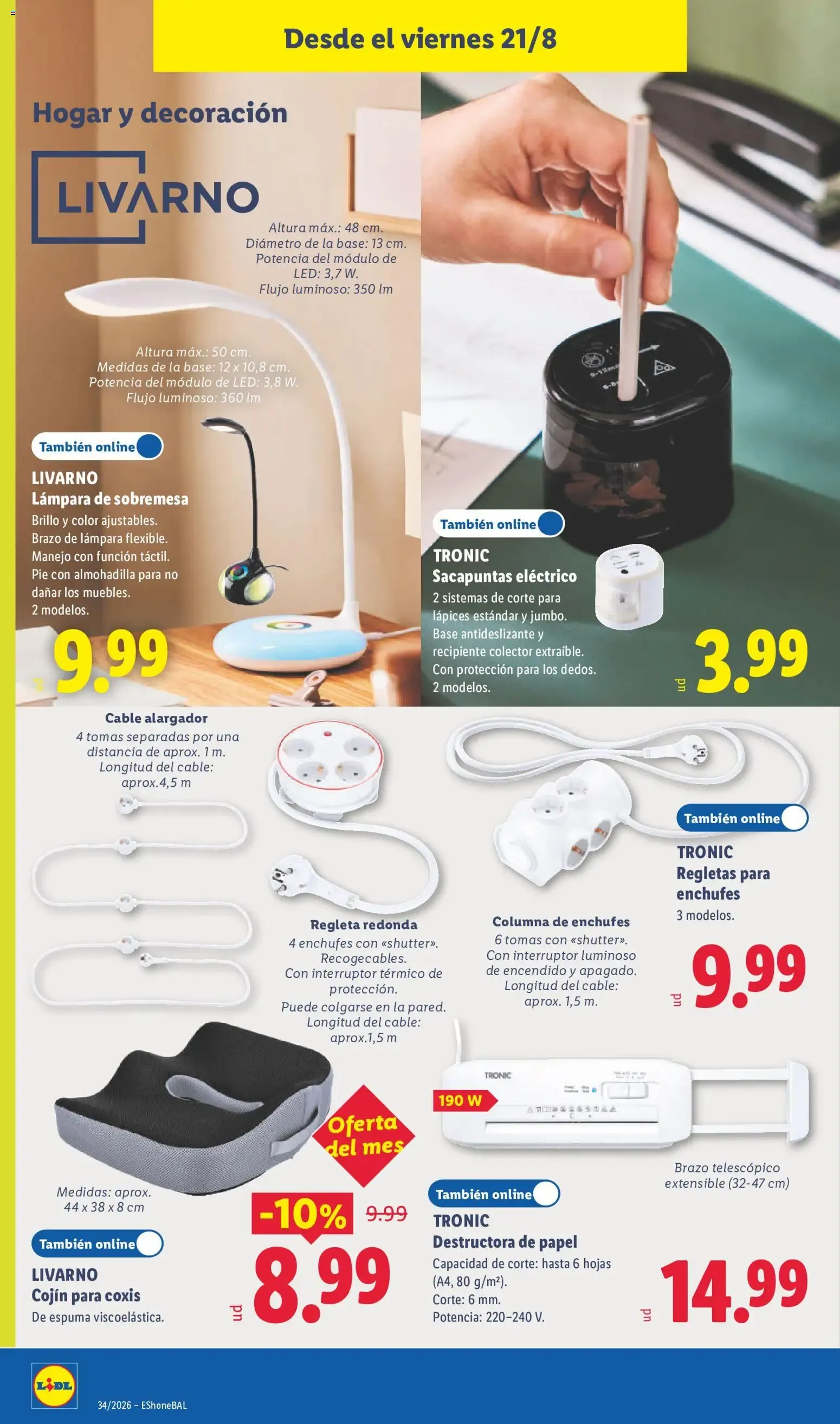 Catálogo de Lidl folleto de bazar del 17/08/2026 | Ofertas 17 de agosto al 23 de agosto 2026 - Página 24