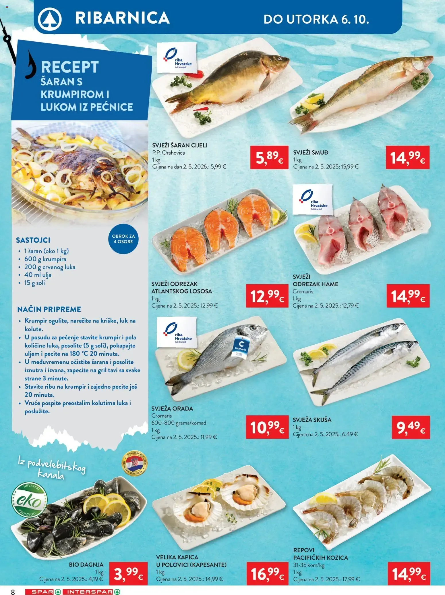 Katalog Spar Katalog novi od 30.09.2026 na listanje > letak digitalni od 30. rujna do 6. listopada 2026. - Pregled Stranica 8