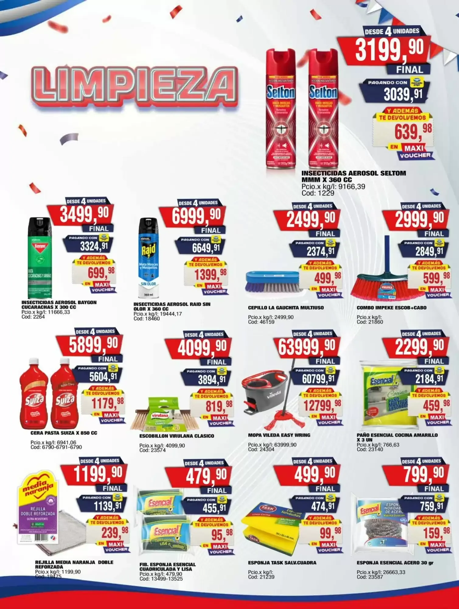 Ofertas de SUPERMERCADO MAYORISTA MAXICONSUMO 3 de agosto al 9 de agosto 2026 - Página 25 del catálogo