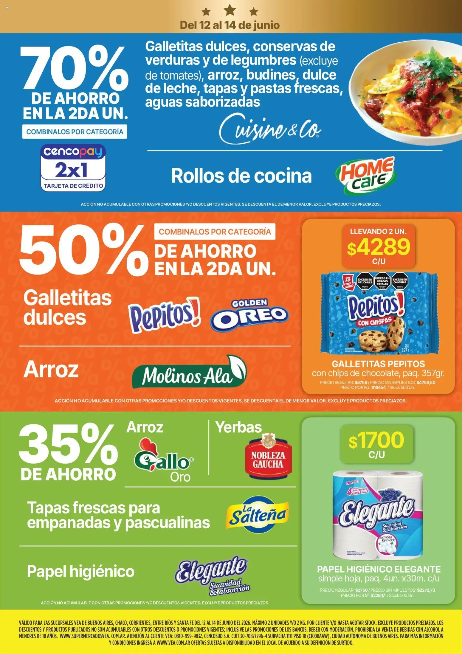 Ofertas de Vea - Fin de semana de ahorro del 12/06/2026 - 16/06/2026 12 de junio al 16 de junio 2026 - Página 3 del catálogo