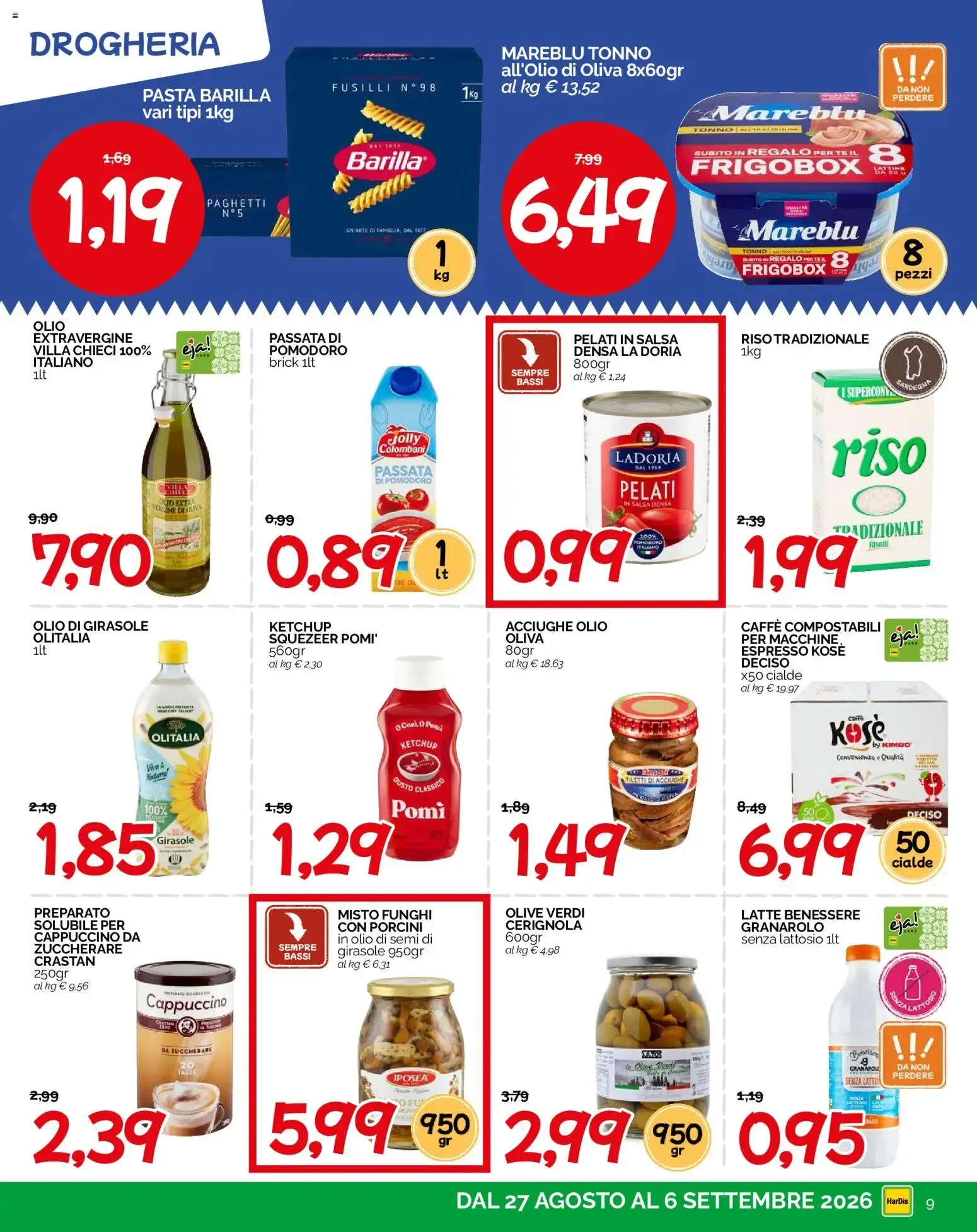 HarDis volantino dal 27/08/2026 - online Offerte da 27 agosto a 6 settembre di 2026 - Pagina del volantino 9
