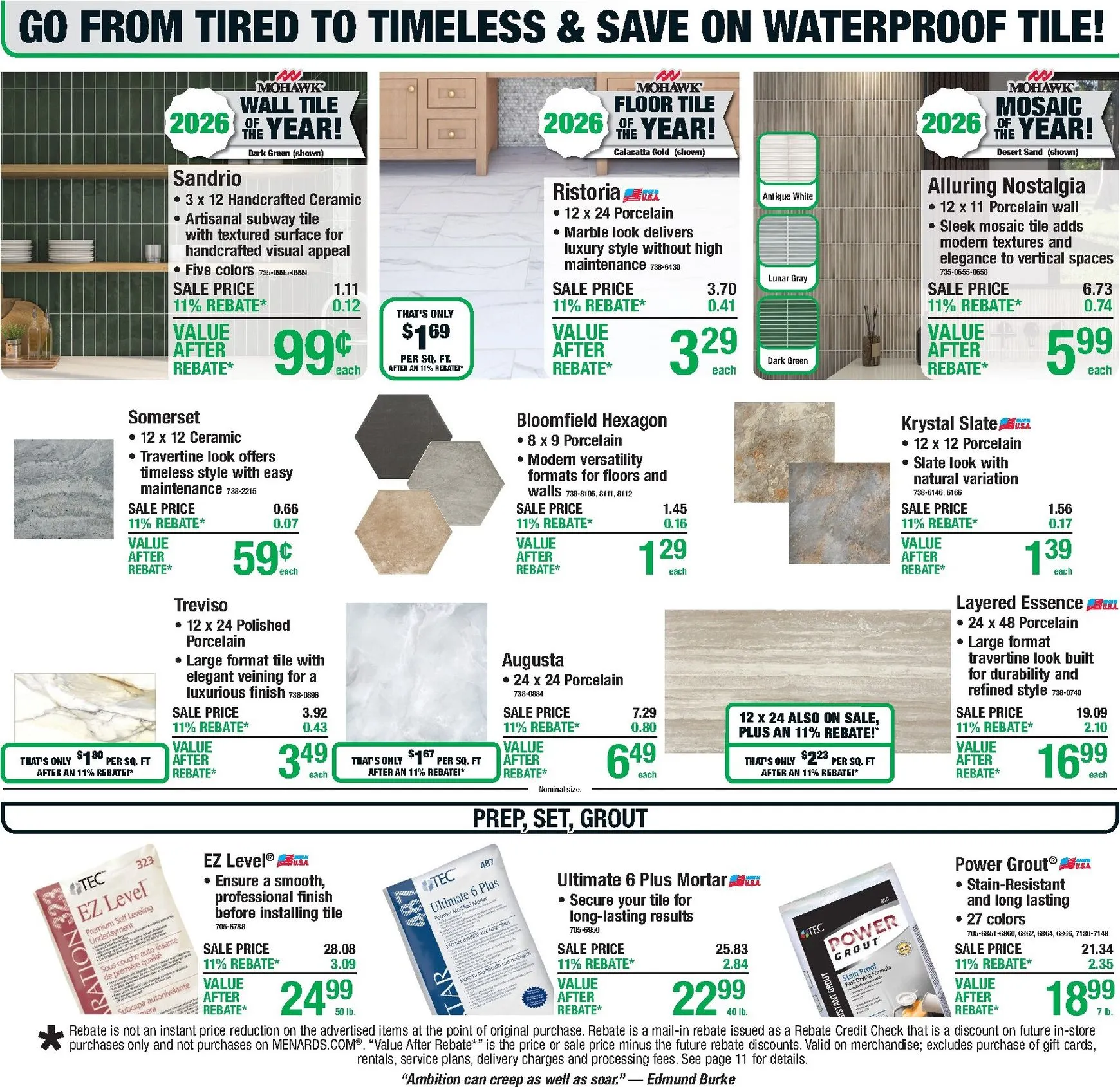 Weekly ad Menards: 11% Rebate On Everything! from July 13 to July 19 2026 - Page 18