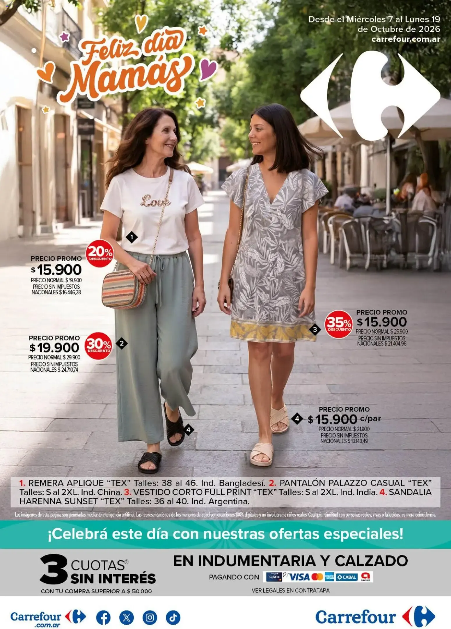 Ofertas de Carrefour - Catálogo Día de la Madre || del 07/10/2026 - 19/10/2026 || Promociones 7 de octubre al 19 de octubre 2026 - Página 1 del catálogo
