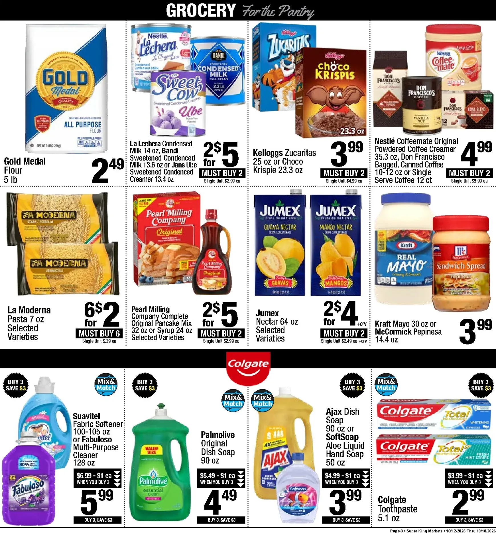 Weekly ad Current Super King leaflet valid from Monday 10/12/2026 to Sunday 10/18/2026 from October 12 to October 18 2026 - Page 3