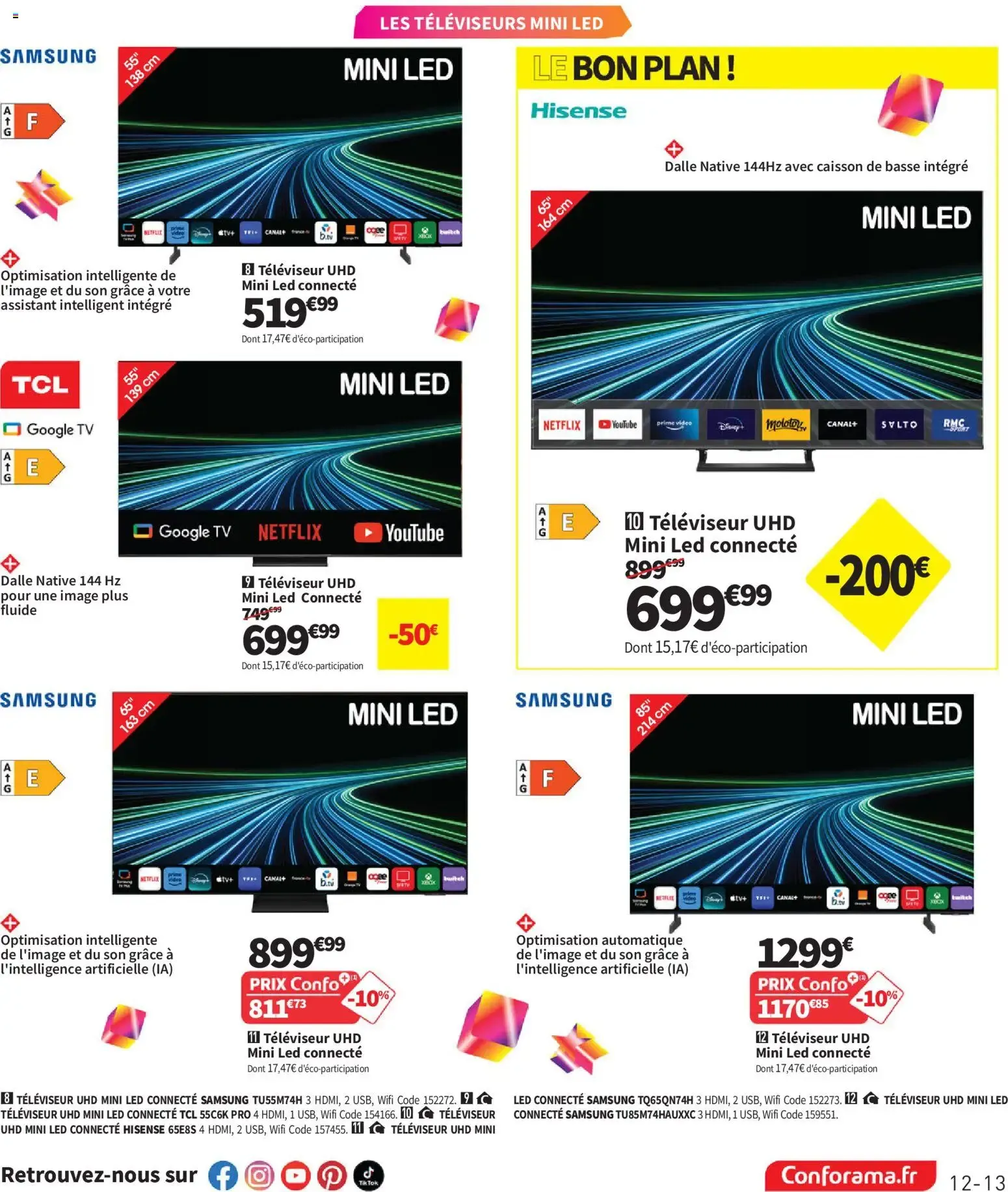 Conforama catalogue à partir du 25/08/2026 - promo en ligne du 25 août au 28 septembre 2026 - Catalogue page 13