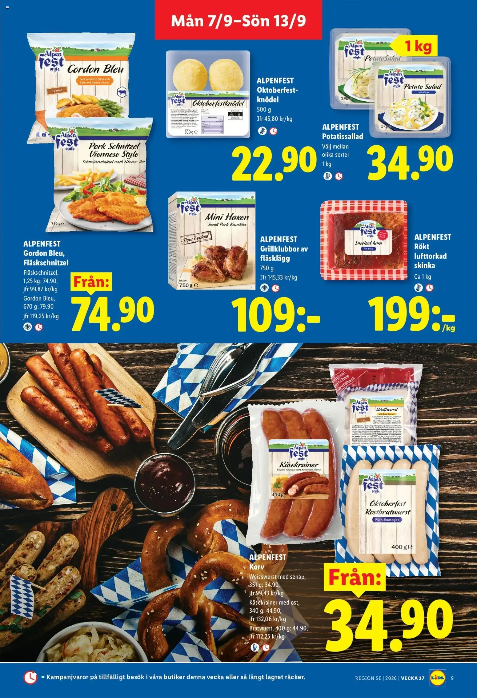 Lidl erbjudanden från 07/09/2026 - 13/09/2026 > Reklamblad nuvarande rabatter från 7 september till 13 september 2026 - Reklamblad sidor 9