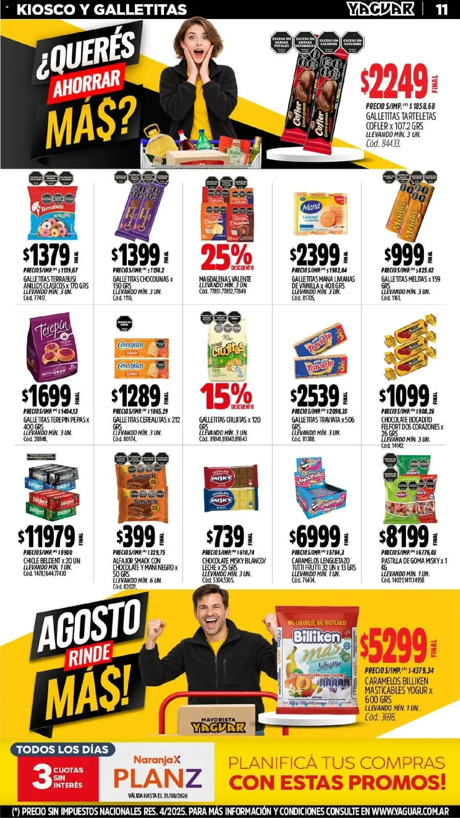 Ofertas de Yaguar - Oferta Semanal General Roca del 24/08/2026 - 29/08/2026 24 de agosto al 29 de agosto 2026 - Página 11 del catálogo