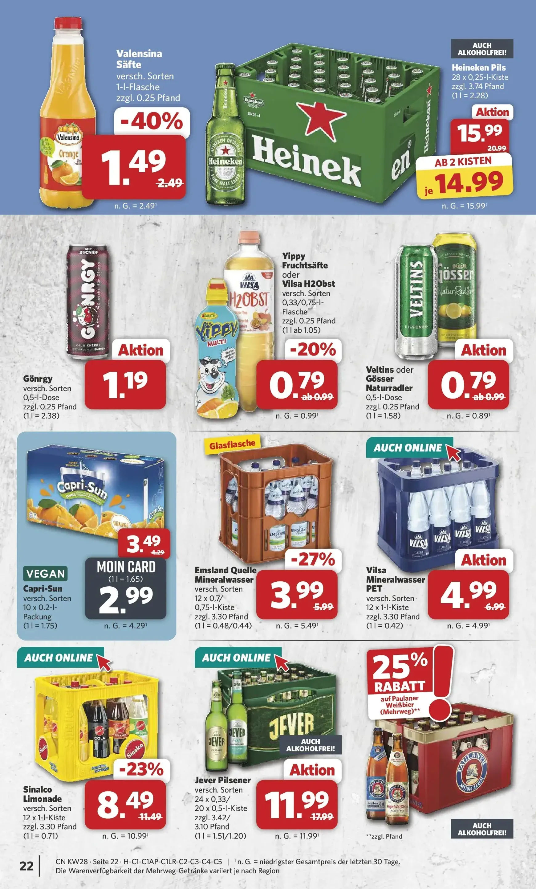 Combi Prospekt von 6. Juli bis 11. Juli 2026 - Prospekt seite 22