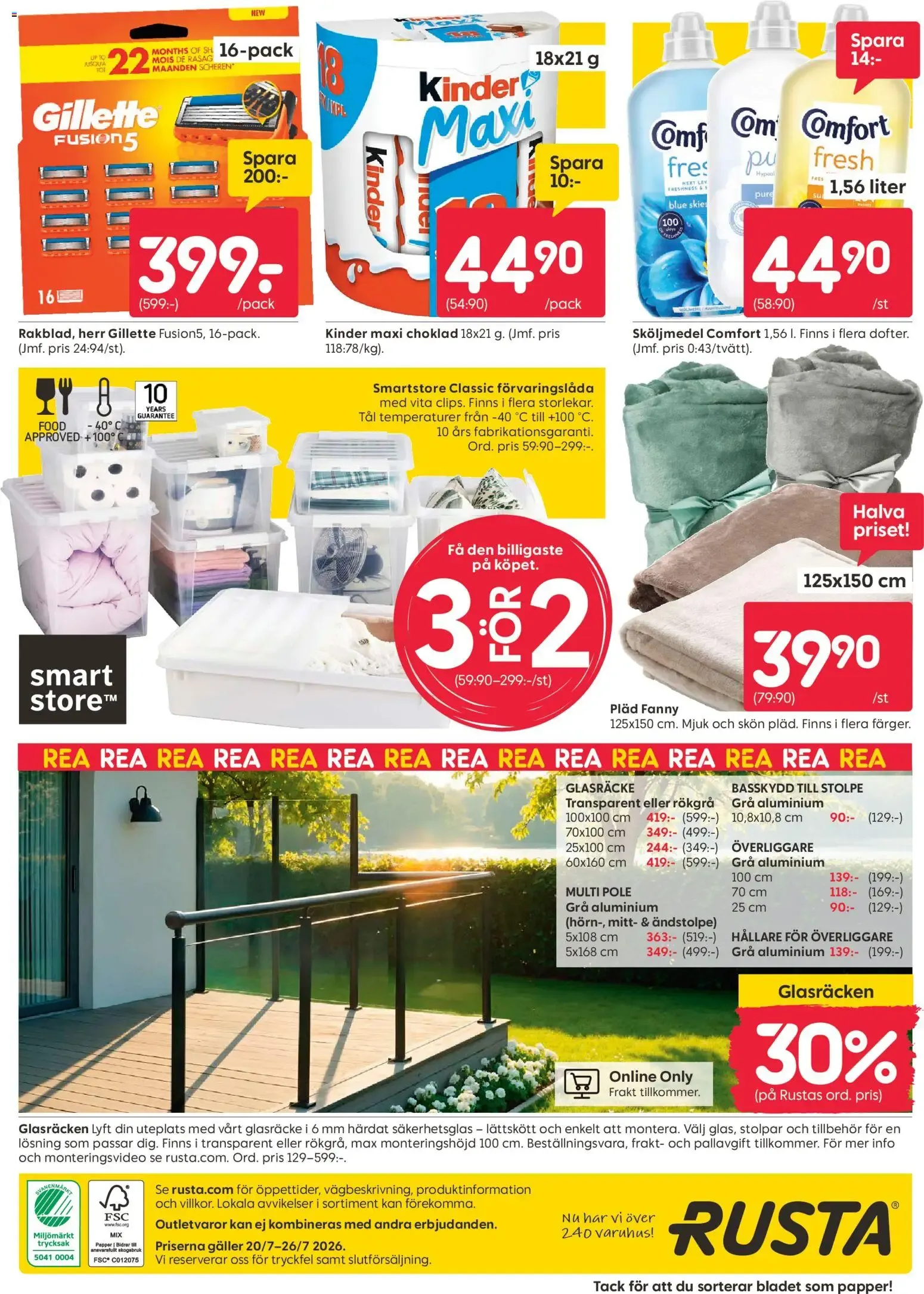 Rusta erbjudanden från 20/07/2026 - 26/07/2026 > Reklamblad nuvarande rabatter från 20 juli till 26 juli 2026 - Reklamblad sidor 16