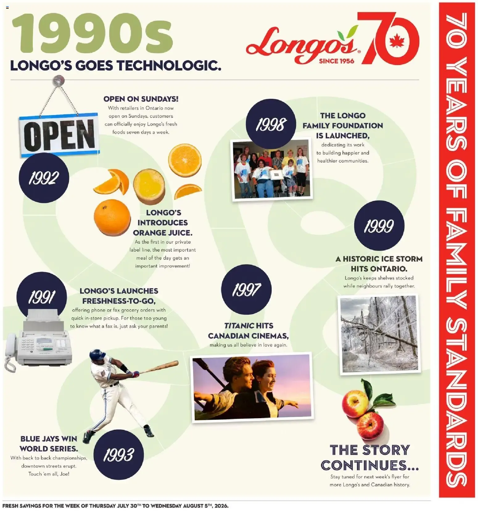 Longo's Civic Holiday Hours from August 3 to August 3 2026 - flyer page 8