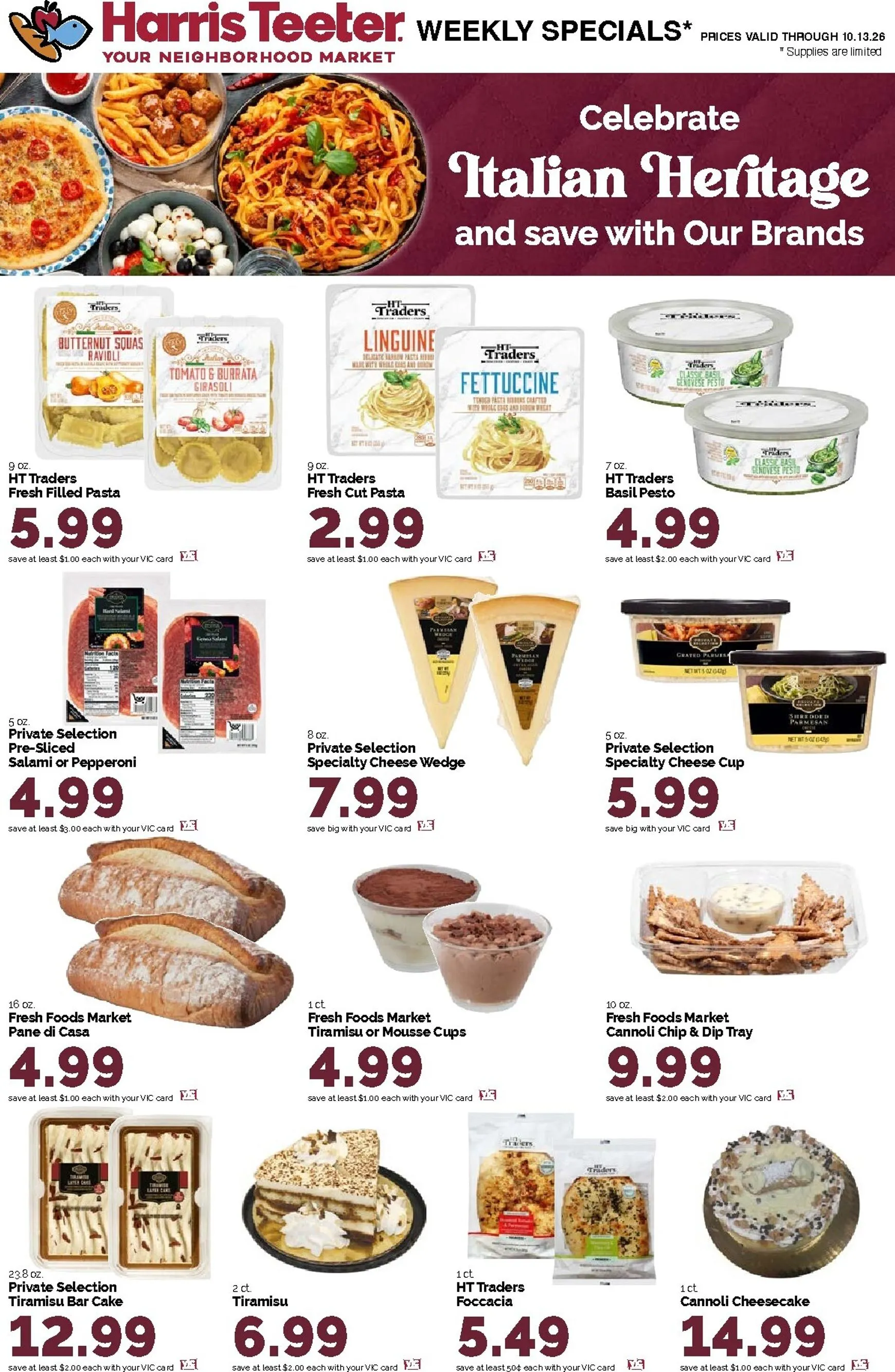 Weekly ad Current Harris Teeter leaflet valid from Wednesday 10/07/2026 to Tuesday 10/13/2026 from October 7 to October 13 2026 - Page 14