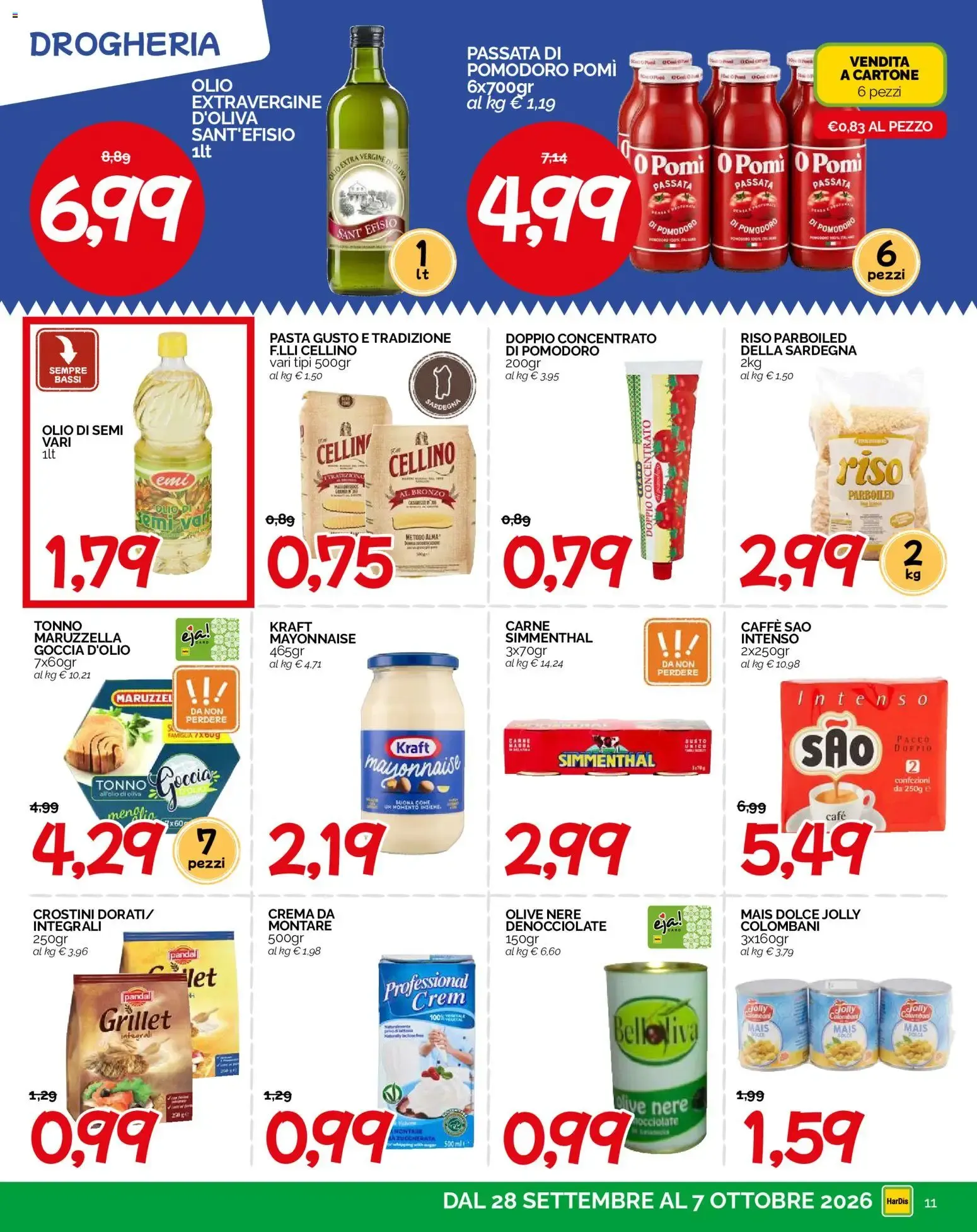 HarDis volantino dal 28/09/2026 - online Offerte da 28 settembre a 7 ottobre di 2026 - Pagina del volantino 11