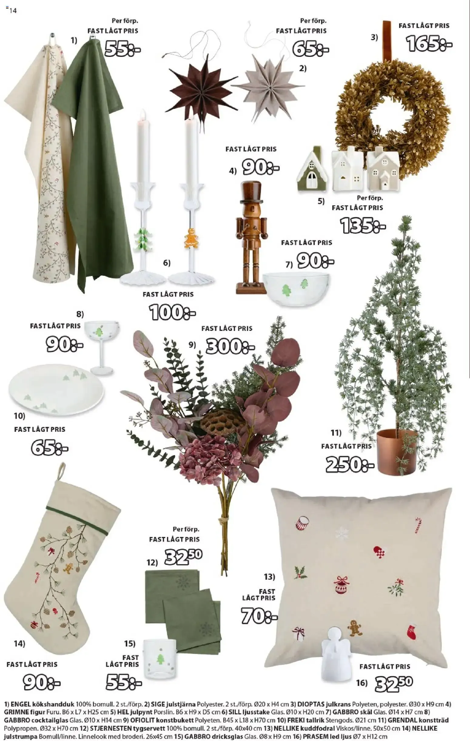 JYSK Scandinavian Sleeping & Living - Ett fantastiskt erbjudande för din jul från 19 oktober till 29 november 2026 - Reklamblad sidor 14