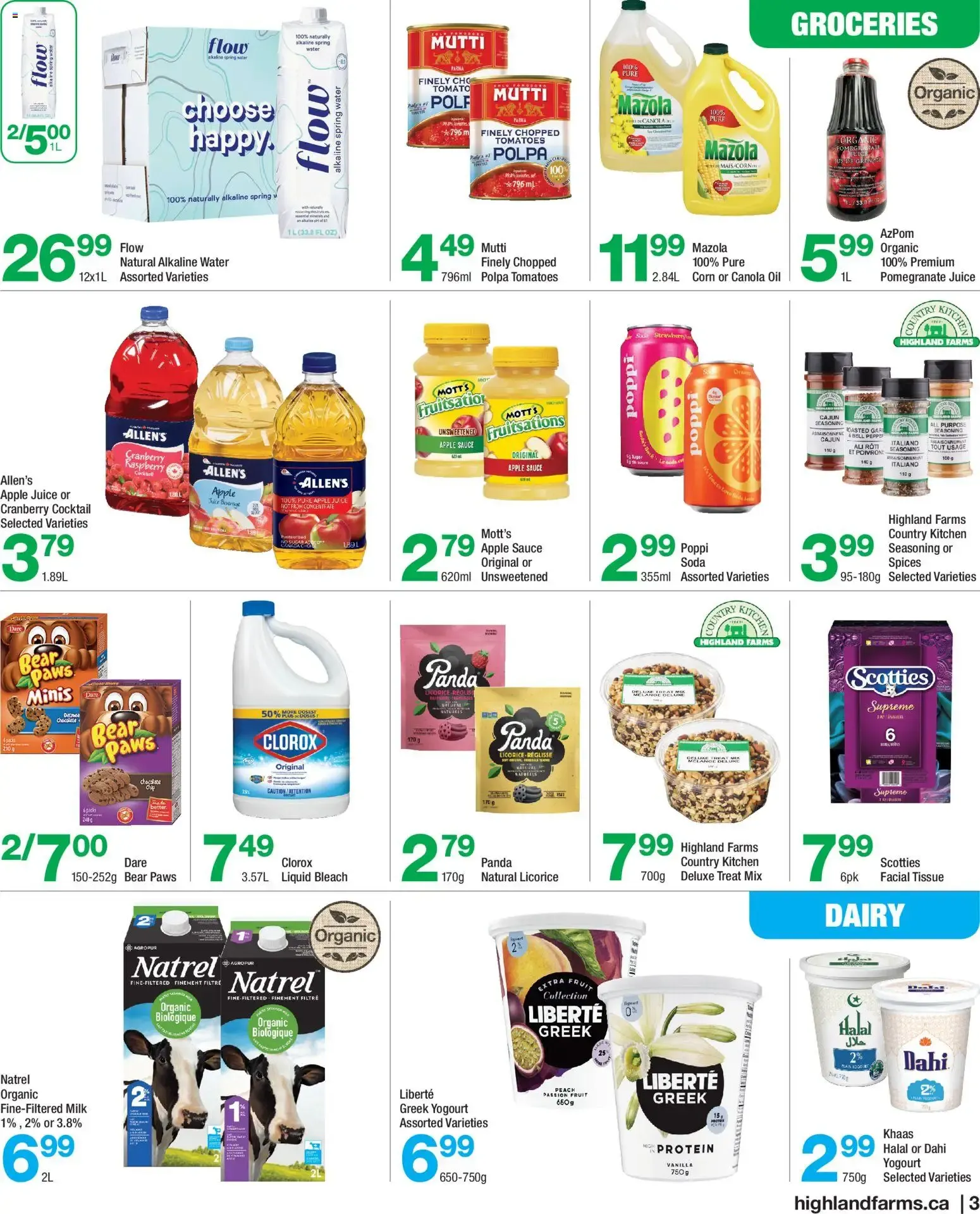 Highland Farms weekly flyer / circulaire from Aug 13, 2026 > weekly specials & deals from August 13 to August 19 2026 - flyer page 3