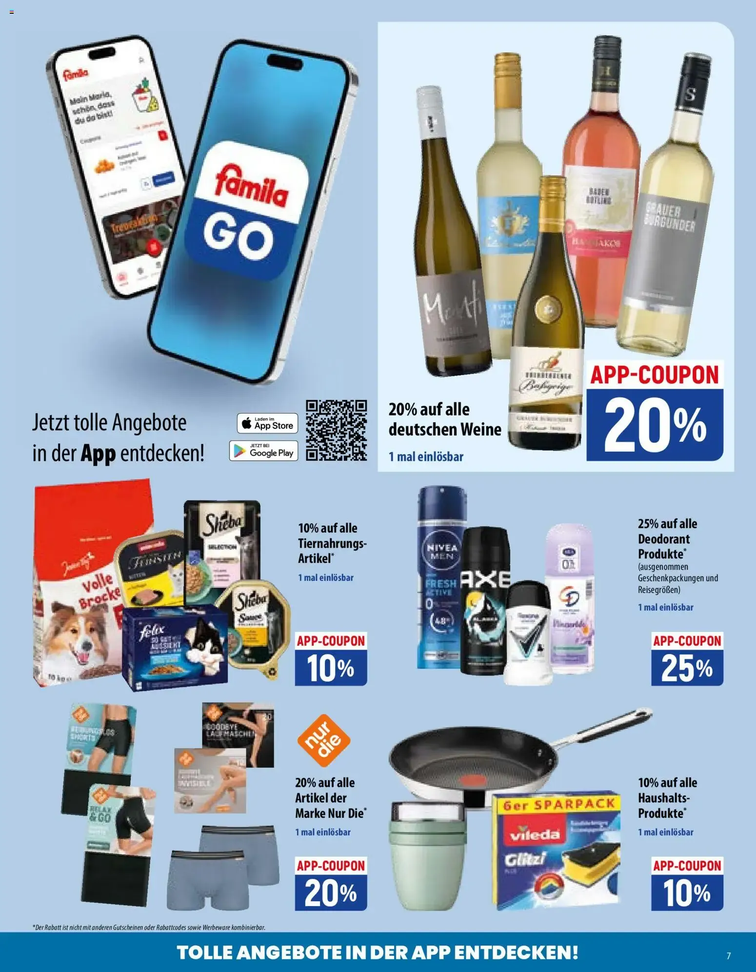 Famila Prospekt (ab 20.07.2026) zum Blättern von 20. Juli bis 25. Juli 2026 - Prospekt seite 7