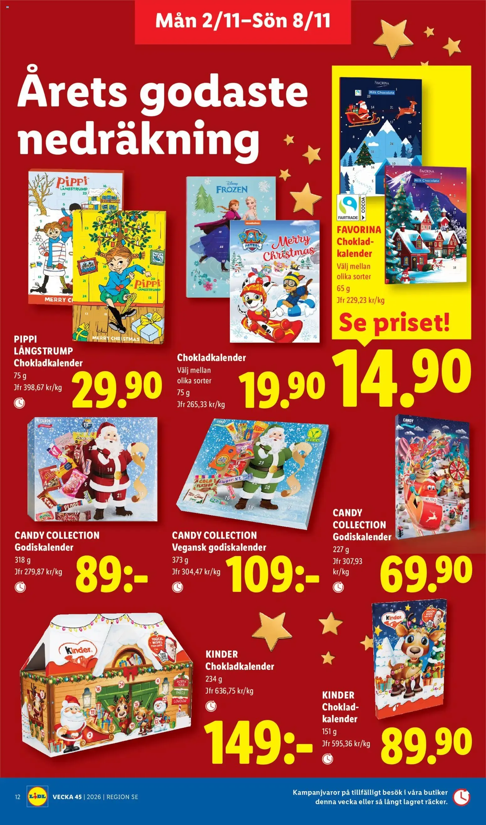 Lidl - erbjudanden från 02/11/2026 - 08/11/2026 > Reklamblad nuvarande rabatter från 2 november till 8 november 2026 - Reklamblad sidor 14
