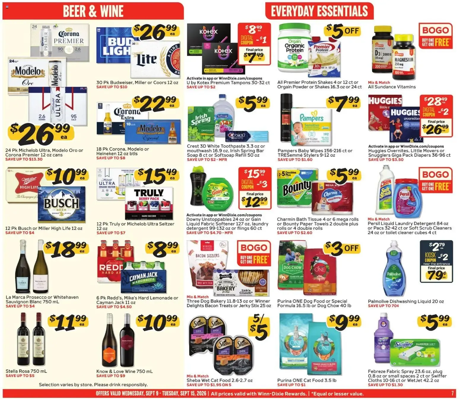 Weekly ad Winn Dixie Weekly Ad (09/09 - 09/15 2026) - Flyer from September 9 to September 15 2026 - Page 7