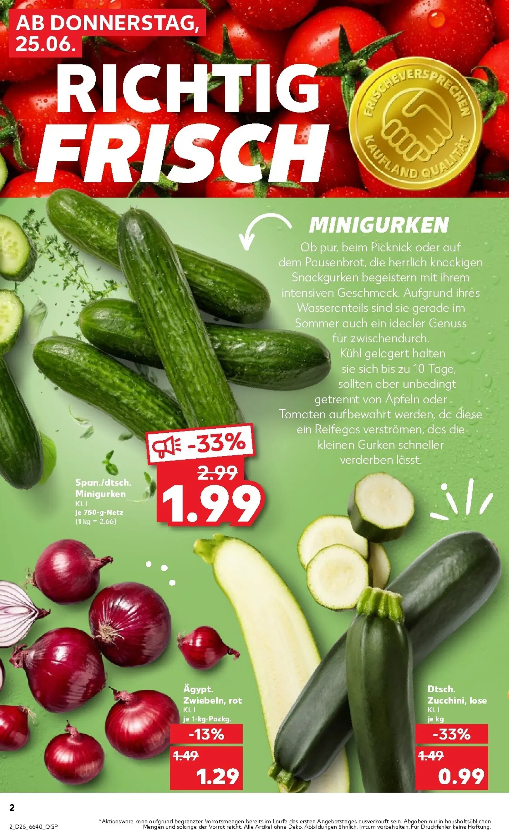 Neuer Kaufland Prospekt – von Donnerstag 25.06.2026 bis Mittwoch 01.07.2026 von 25. Juni bis 1. Juli 2026 - Prospekt seite 2
