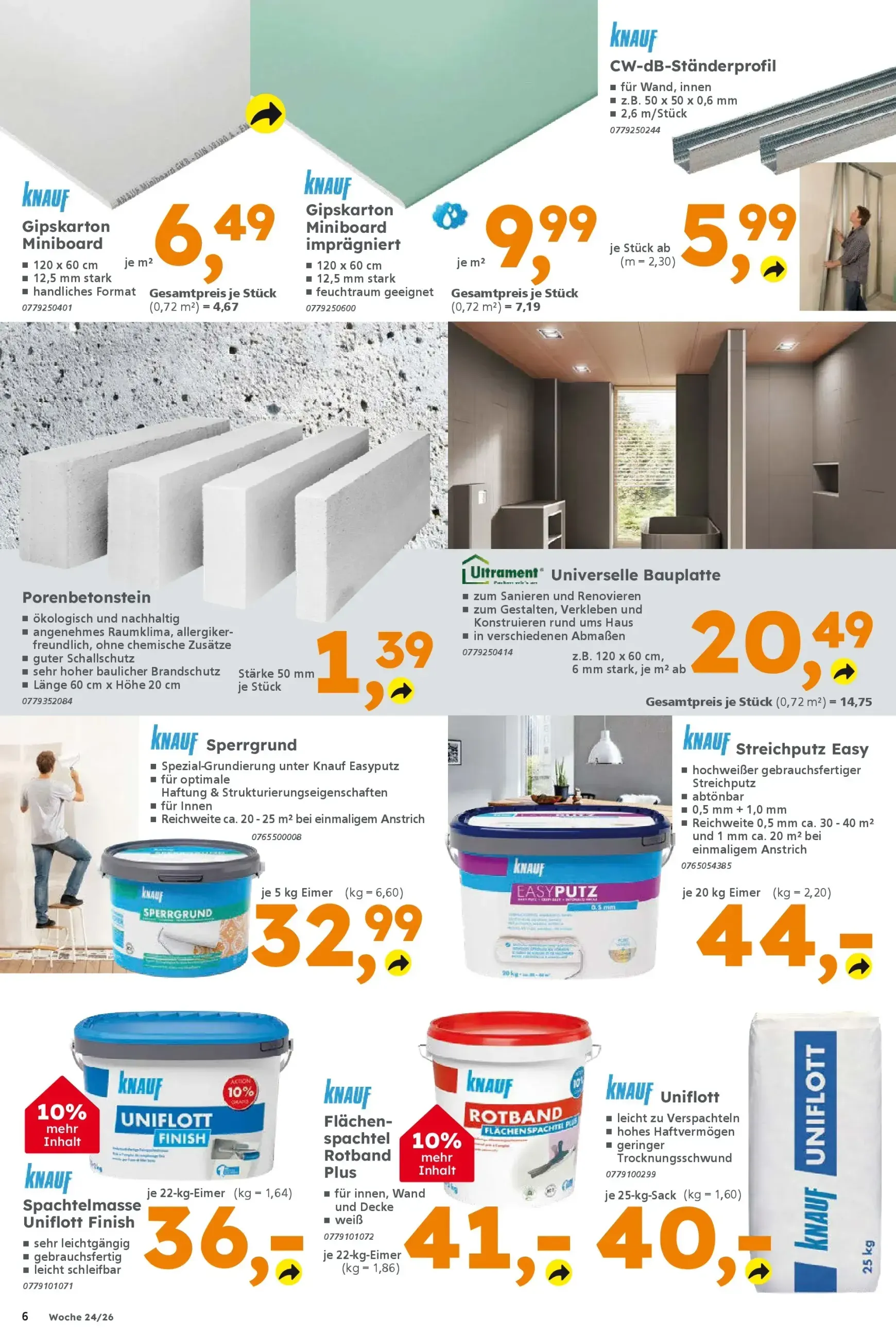 Globus Baumarkt Prospekt – von Sonntag 07.06.2026 bis Samstag 13.06.2026 von 8. Juni bis 13. Juni 2026 - Prospekt seite 6
