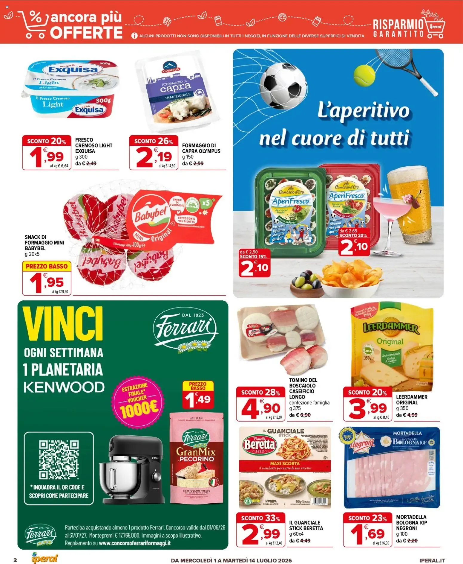 Nuovo Iperal volantino Ancora Più Offerte dal 01/07/2026 > offerte anteprima 🛍️ da 1 luglio a 14 luglio di 2026 - Pagina del volantino 2